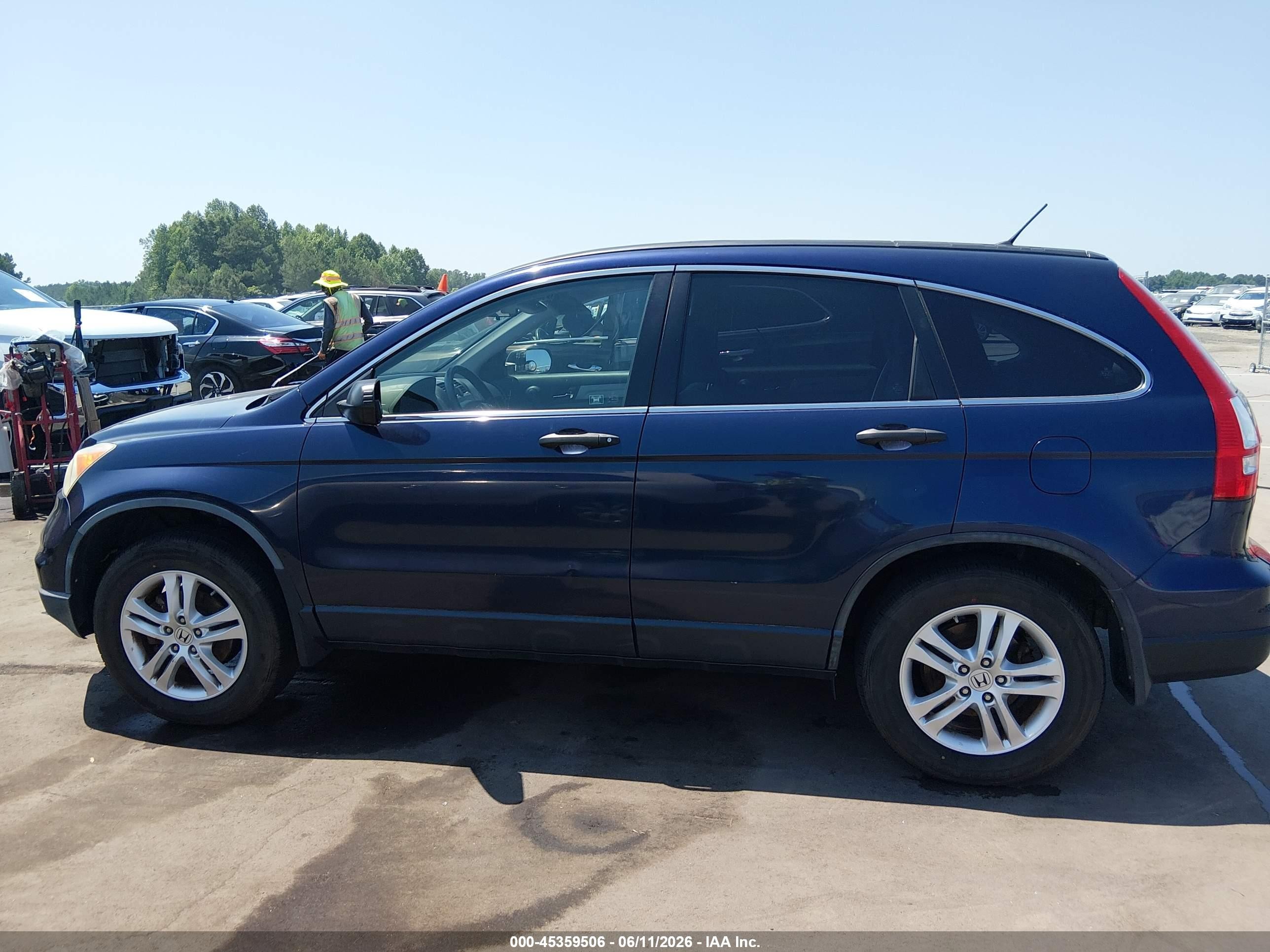 2011 Honda Cr-v Ex Dark Blue vin: JHLRE3H51BC001365