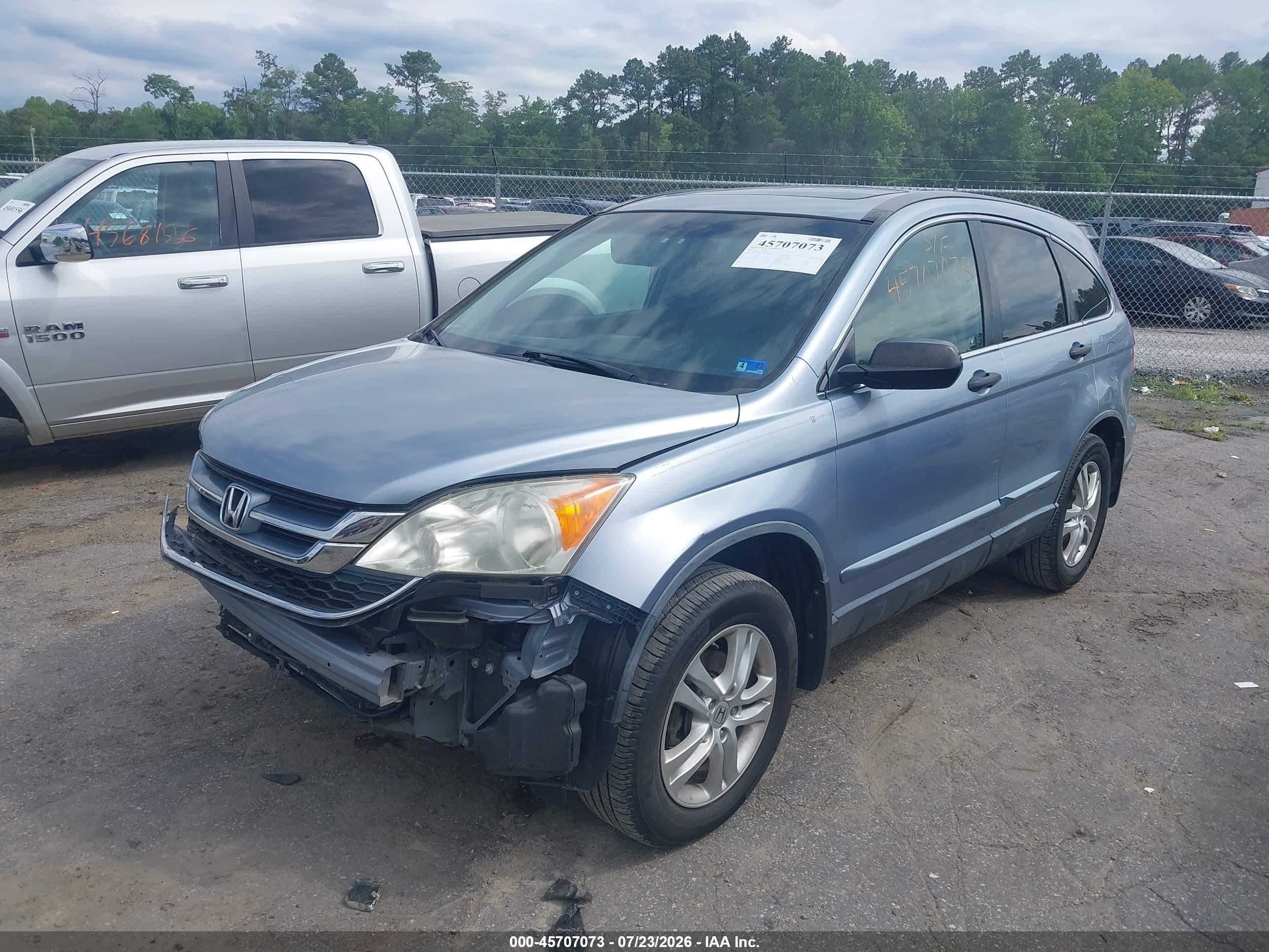 2011 Honda Cr-v Ex Blue vin: JHLRE3H51BC002094