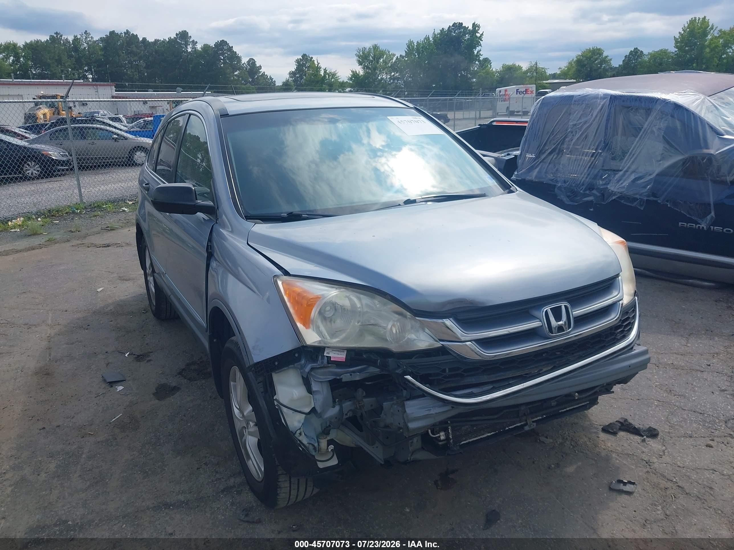 2011 Honda Cr-v Ex Blue vin: JHLRE3H51BC002094