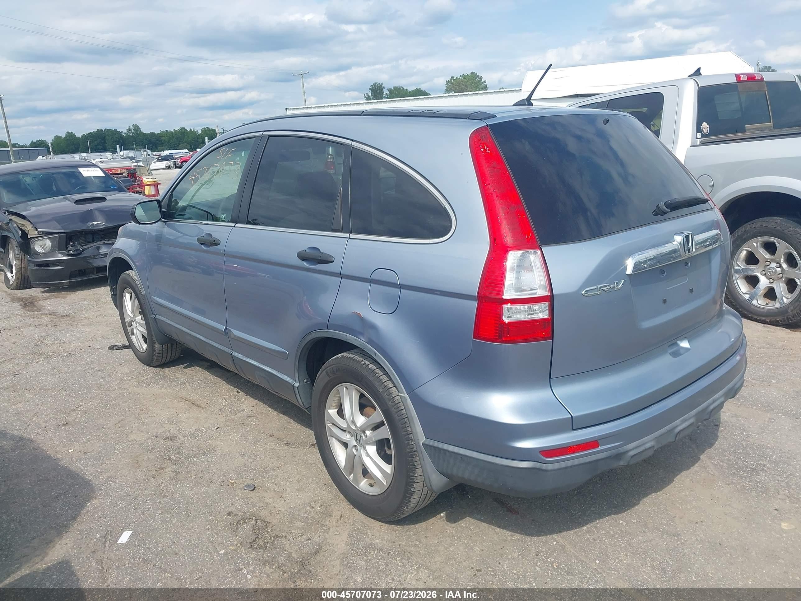 2011 Honda Cr-v Ex Blue vin: JHLRE3H51BC002094