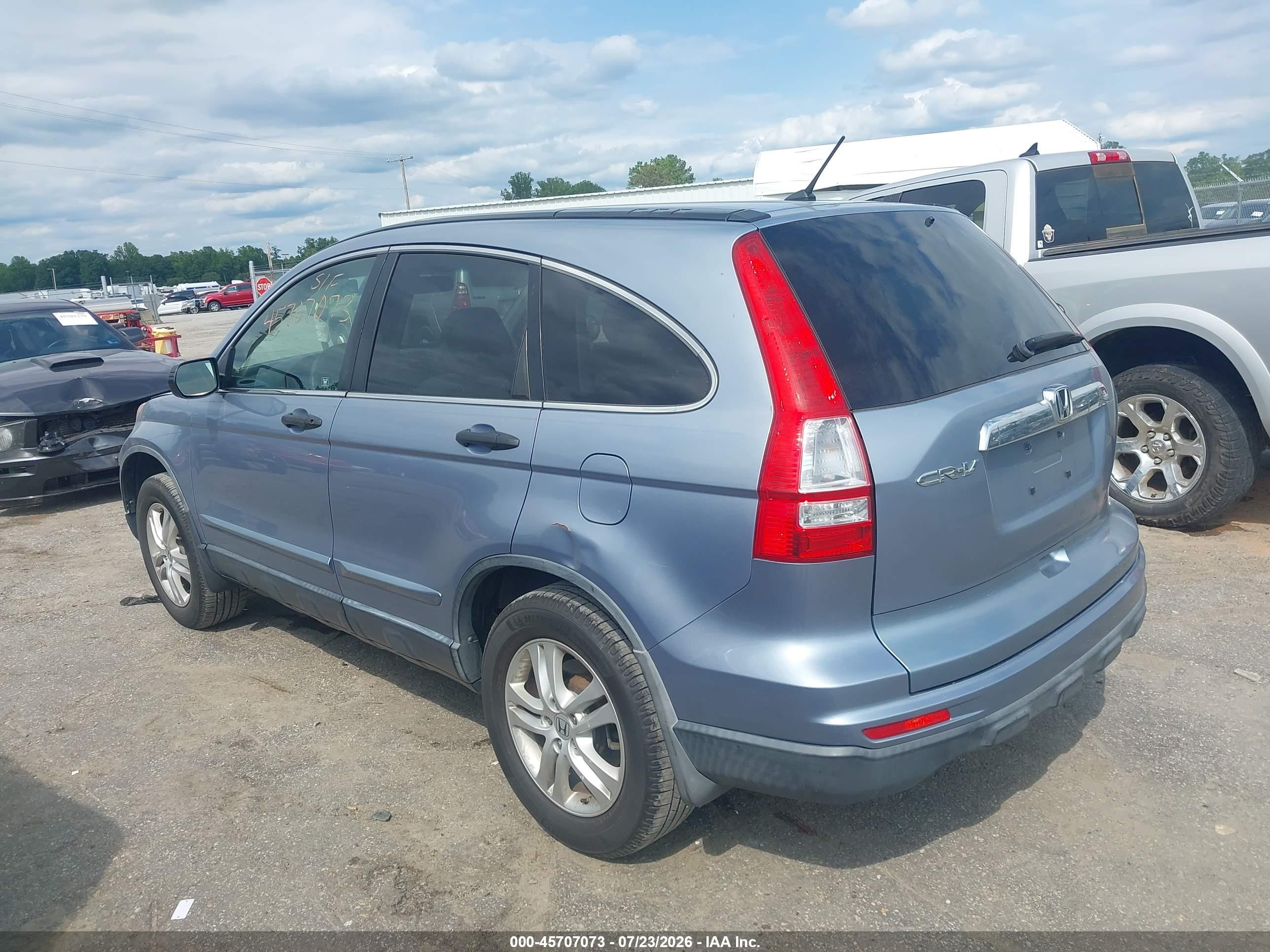 2011 Honda Cr-v Ex Blue vin: JHLRE3H51BC002094