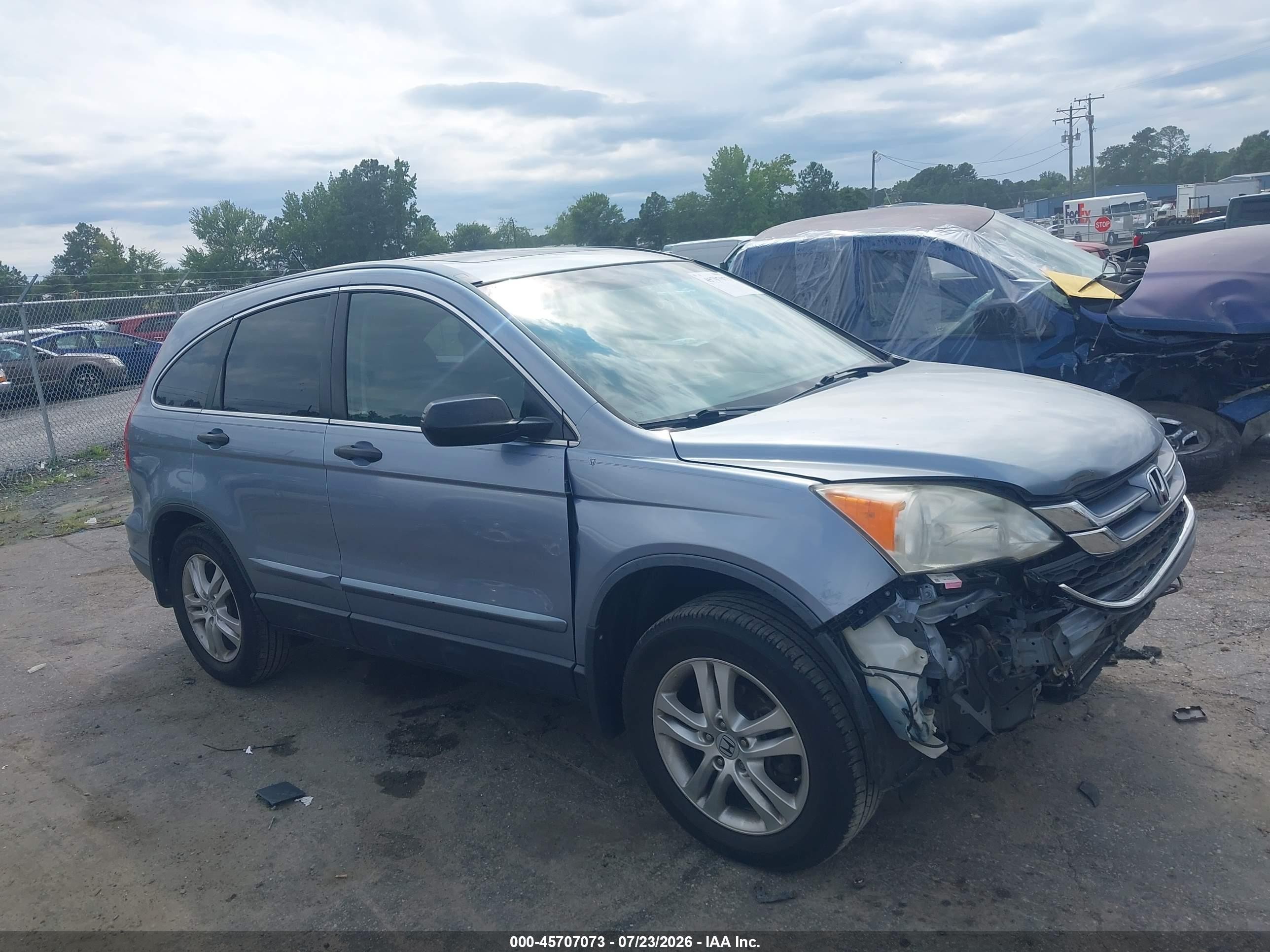 2011 Honda Cr-v Ex Blue vin: JHLRE3H51BC002094