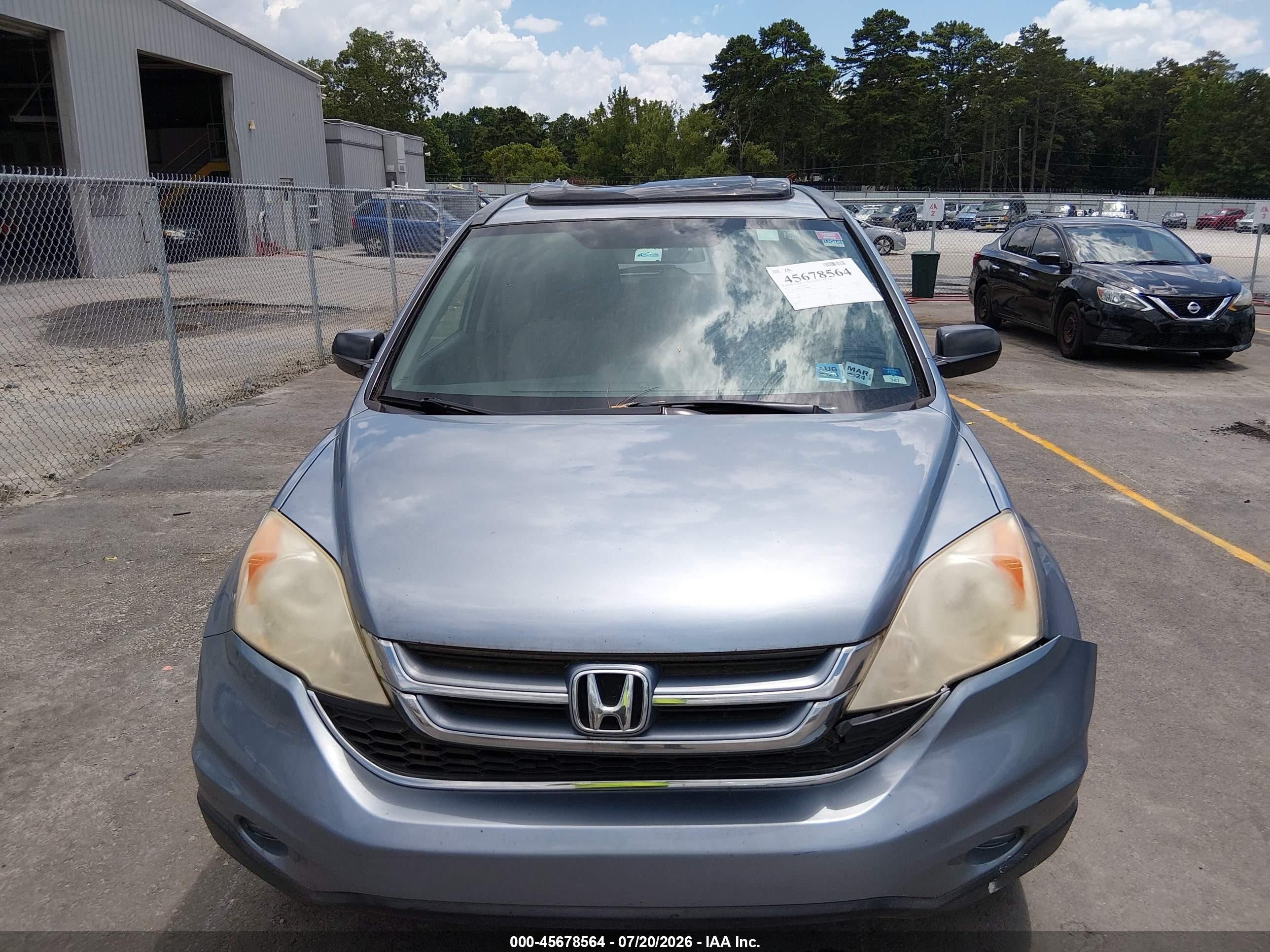 2011 Honda Cr-v Ex Light Blue vin: JHLRE3H51BC004086