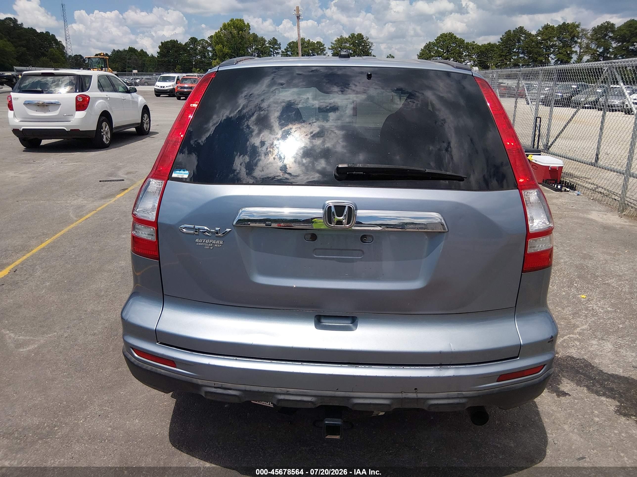 2011 Honda Cr-v Ex Light Blue vin: JHLRE3H51BC004086