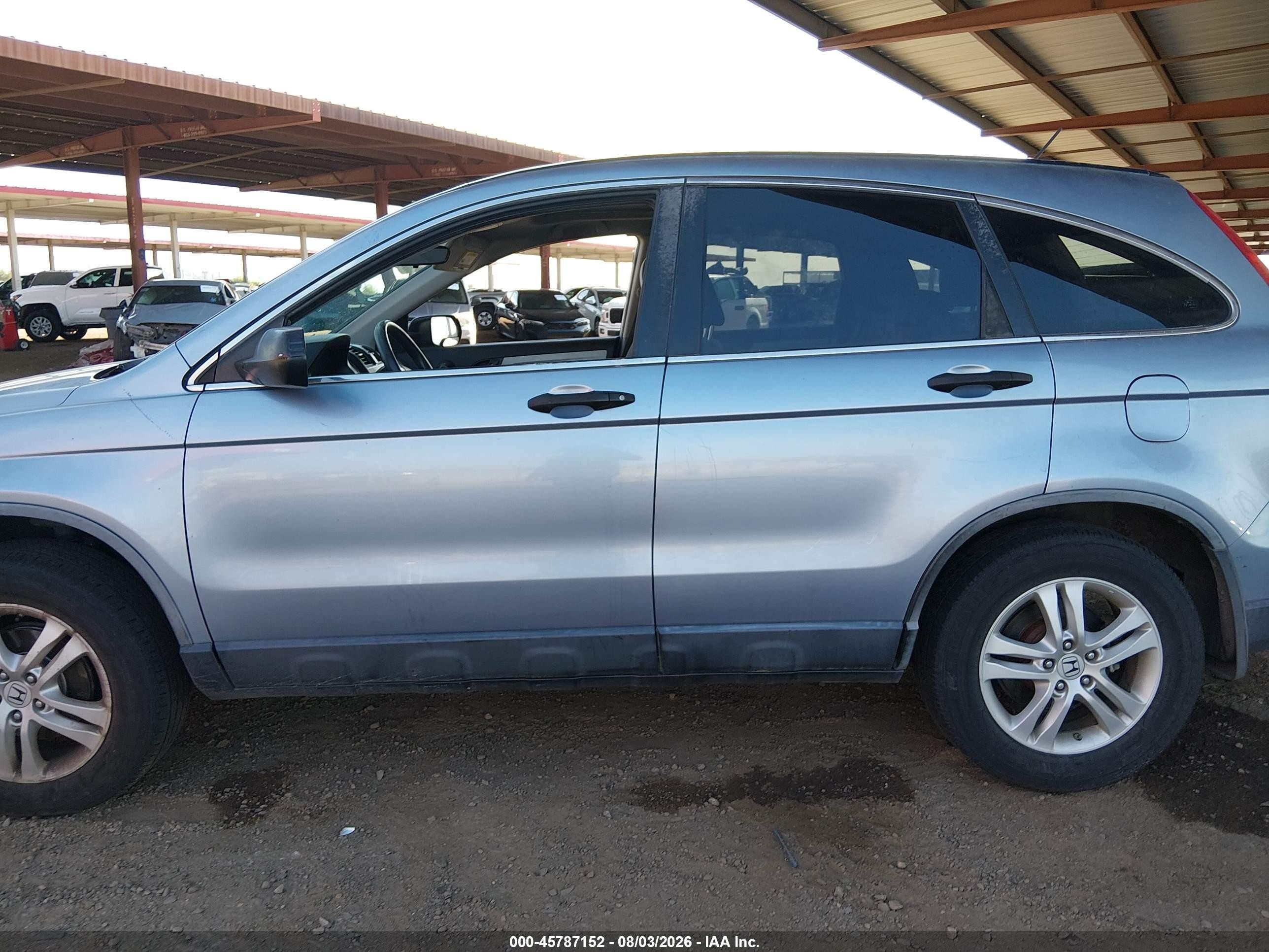 2010 Honda Cr-v Ex Silver vin: JHLRE3H52AC010610