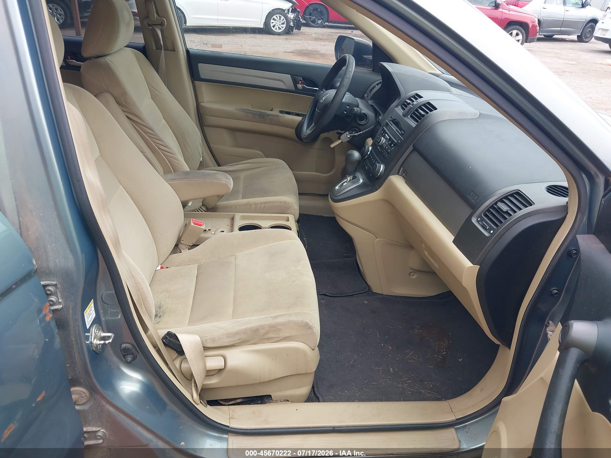 2010 Honda Cr-v Ex Tan vin: JHLRE3H54AC002377