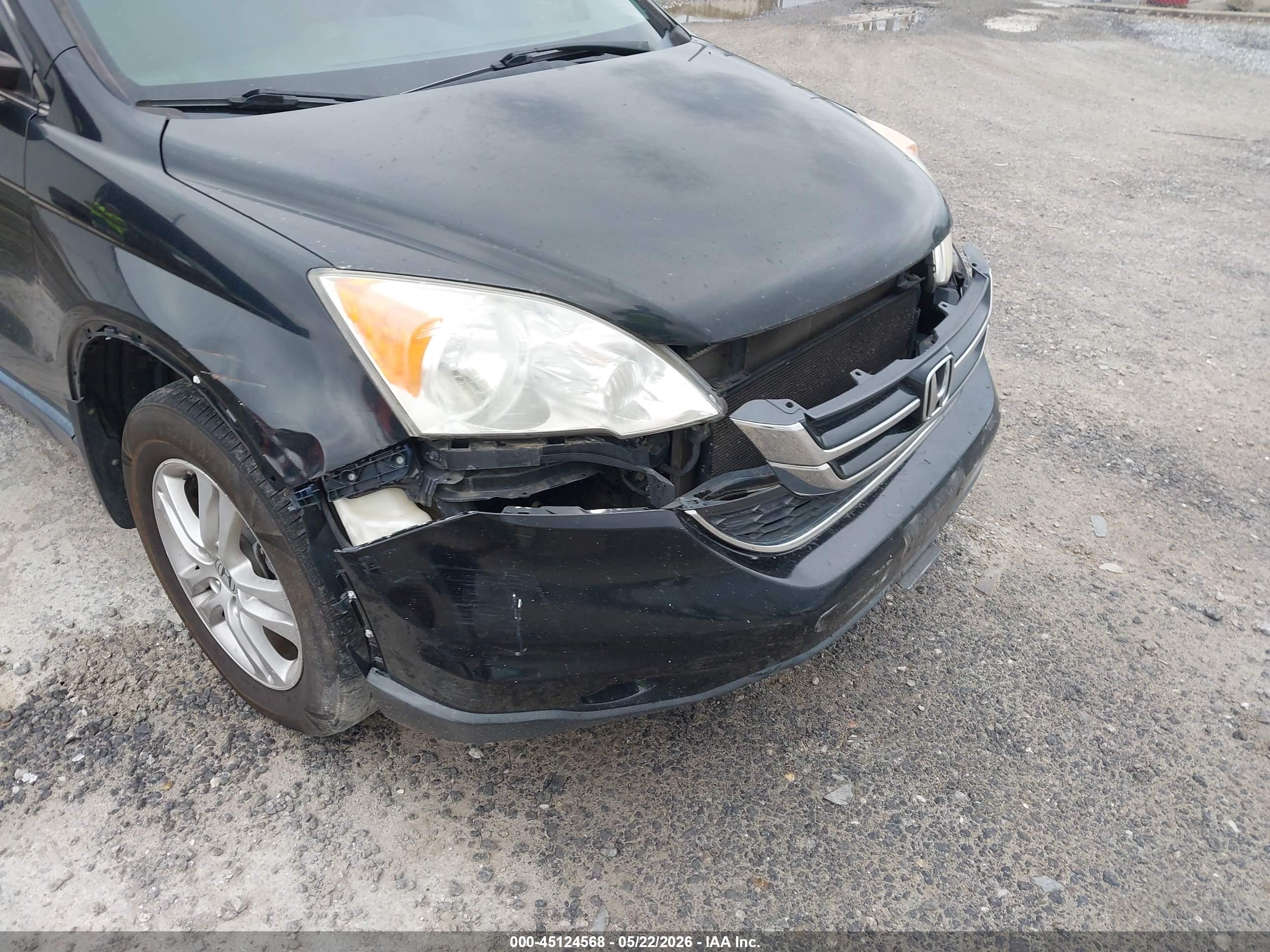 2010 Honda Cr-v Ex Black vin: JHLRE3H56AC010240