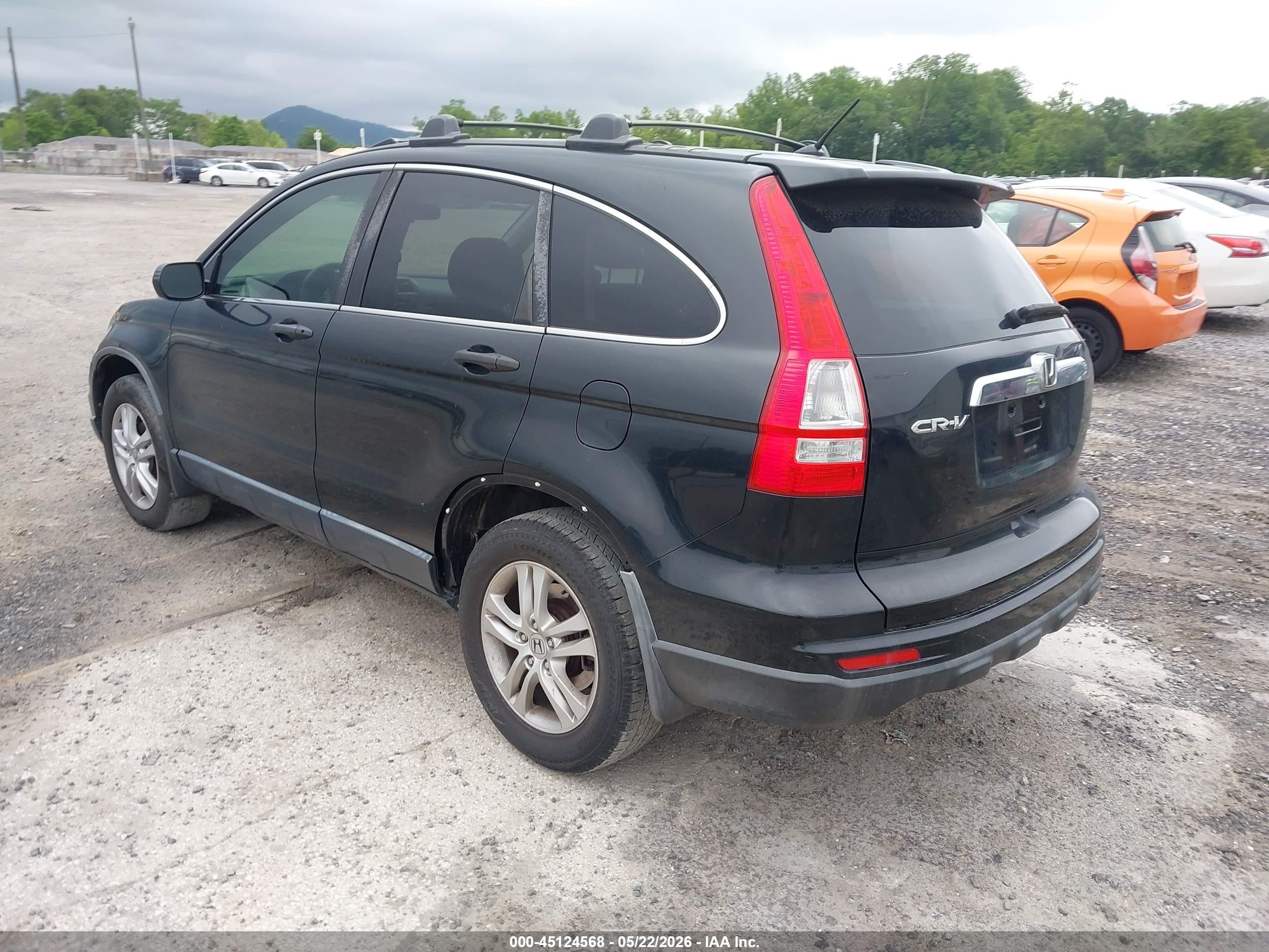 2010 Honda Cr-v Ex Black vin: JHLRE3H56AC010240