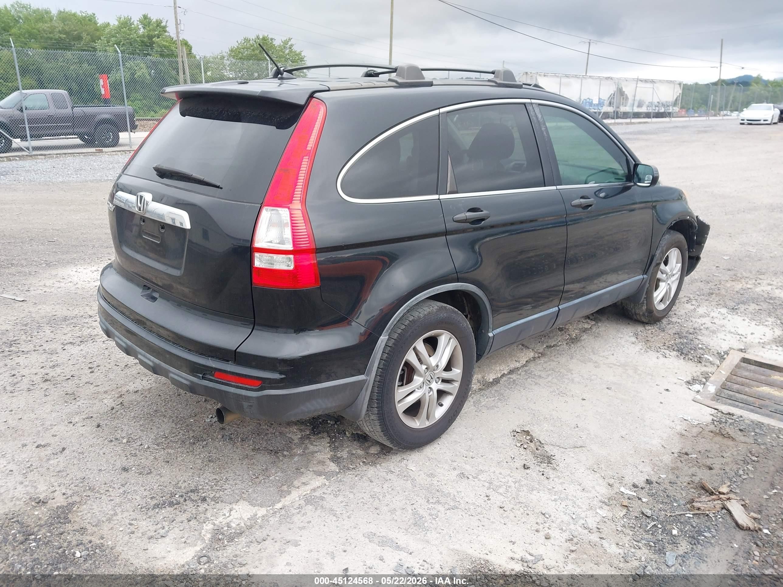 2010 Honda Cr-v Ex Black vin: JHLRE3H56AC010240