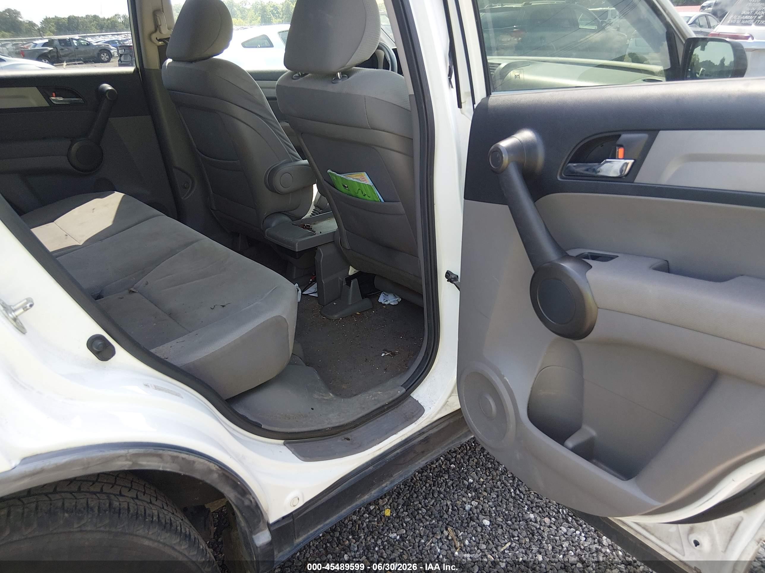 2011 Honda Cr-v Ex White vin: JHLRE3H58BC006918