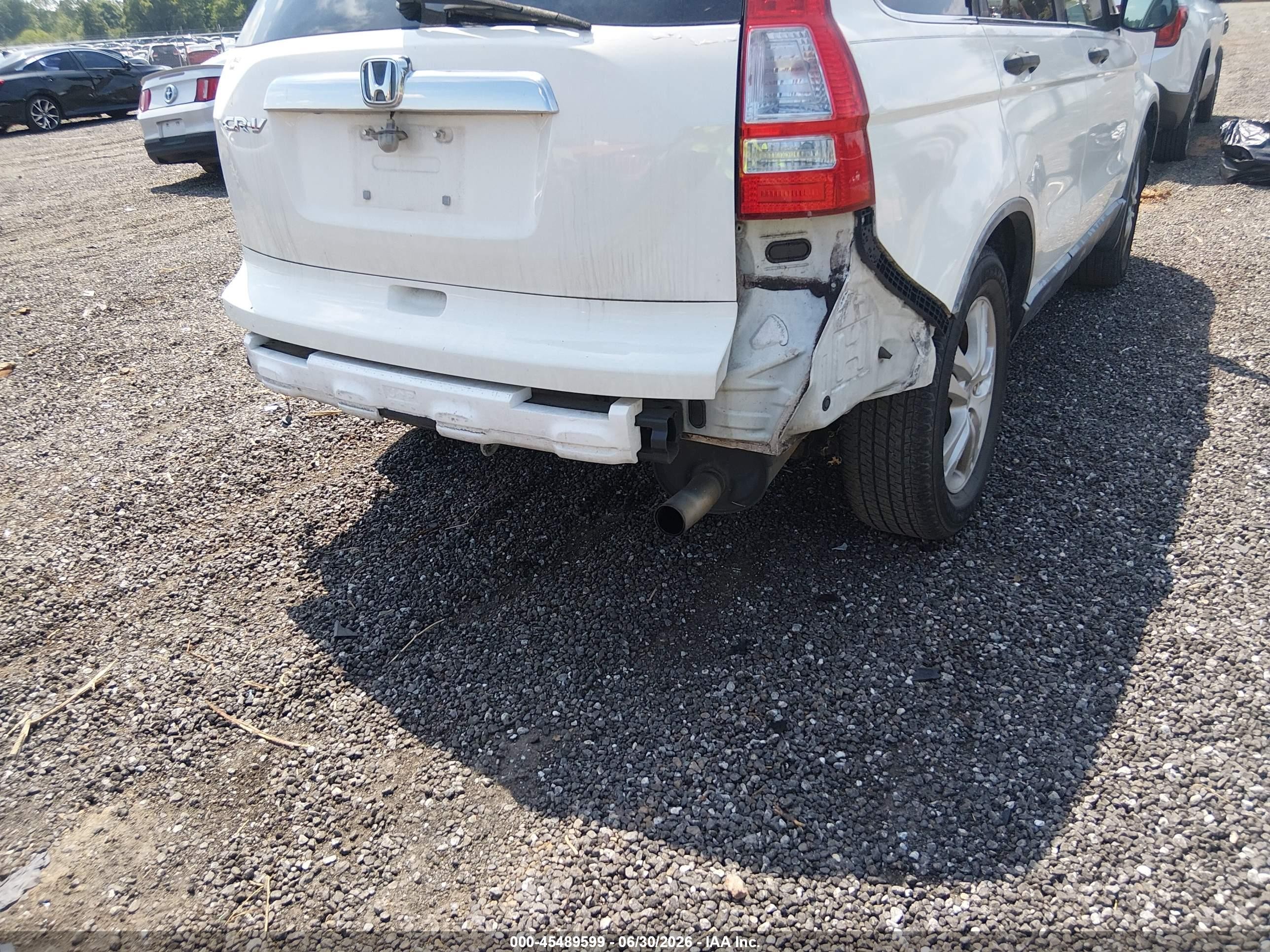 2011 Honda Cr-v Ex White vin: JHLRE3H58BC006918