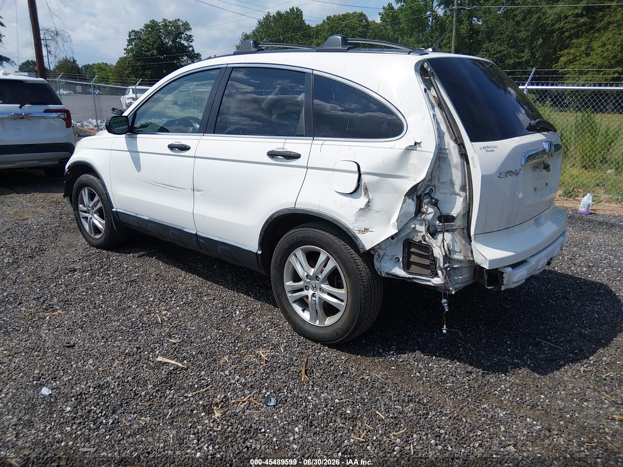2011 Honda Cr-v Ex White vin: JHLRE3H58BC006918