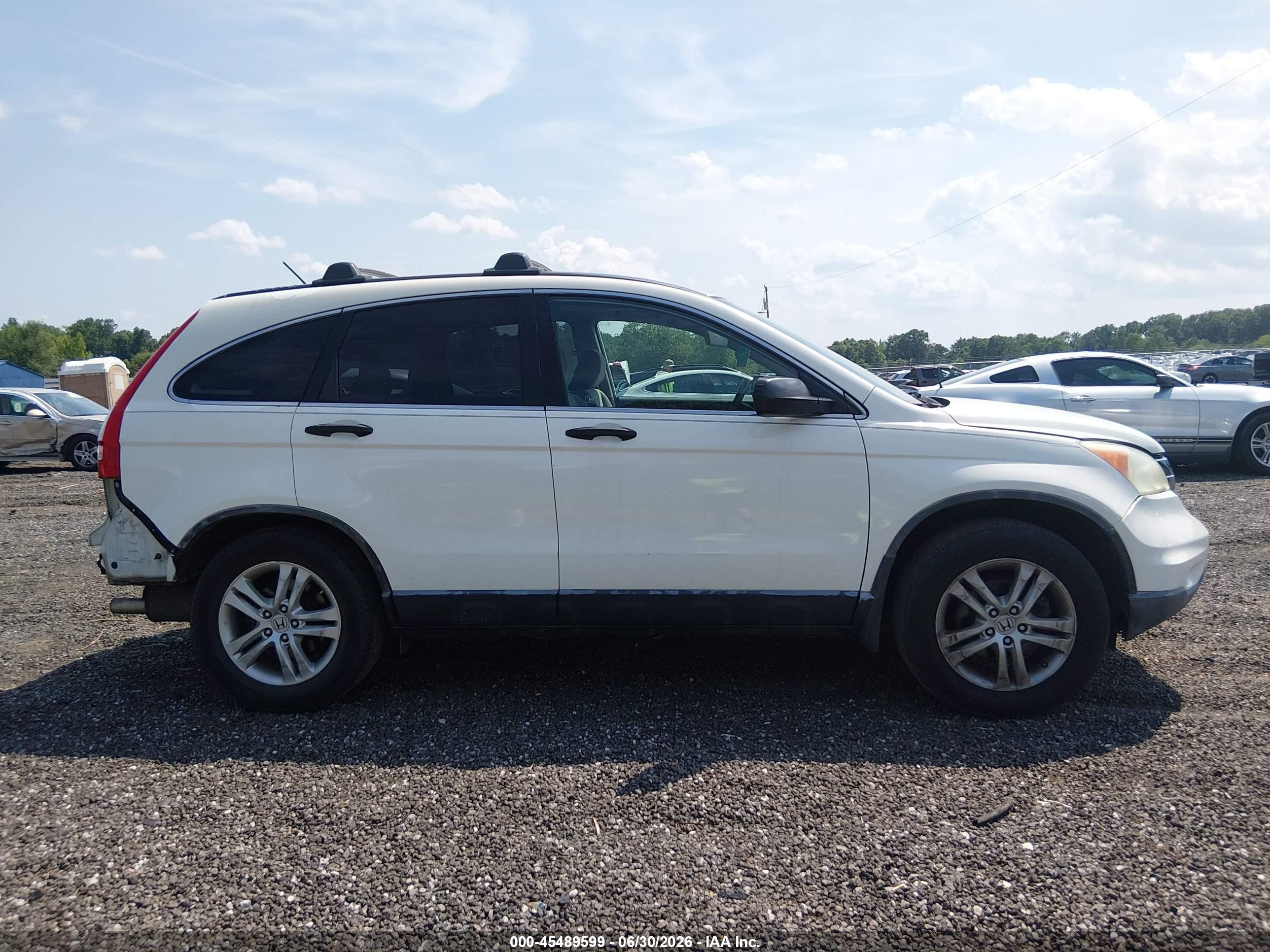 2011 Honda Cr-v Ex White vin: JHLRE3H58BC006918