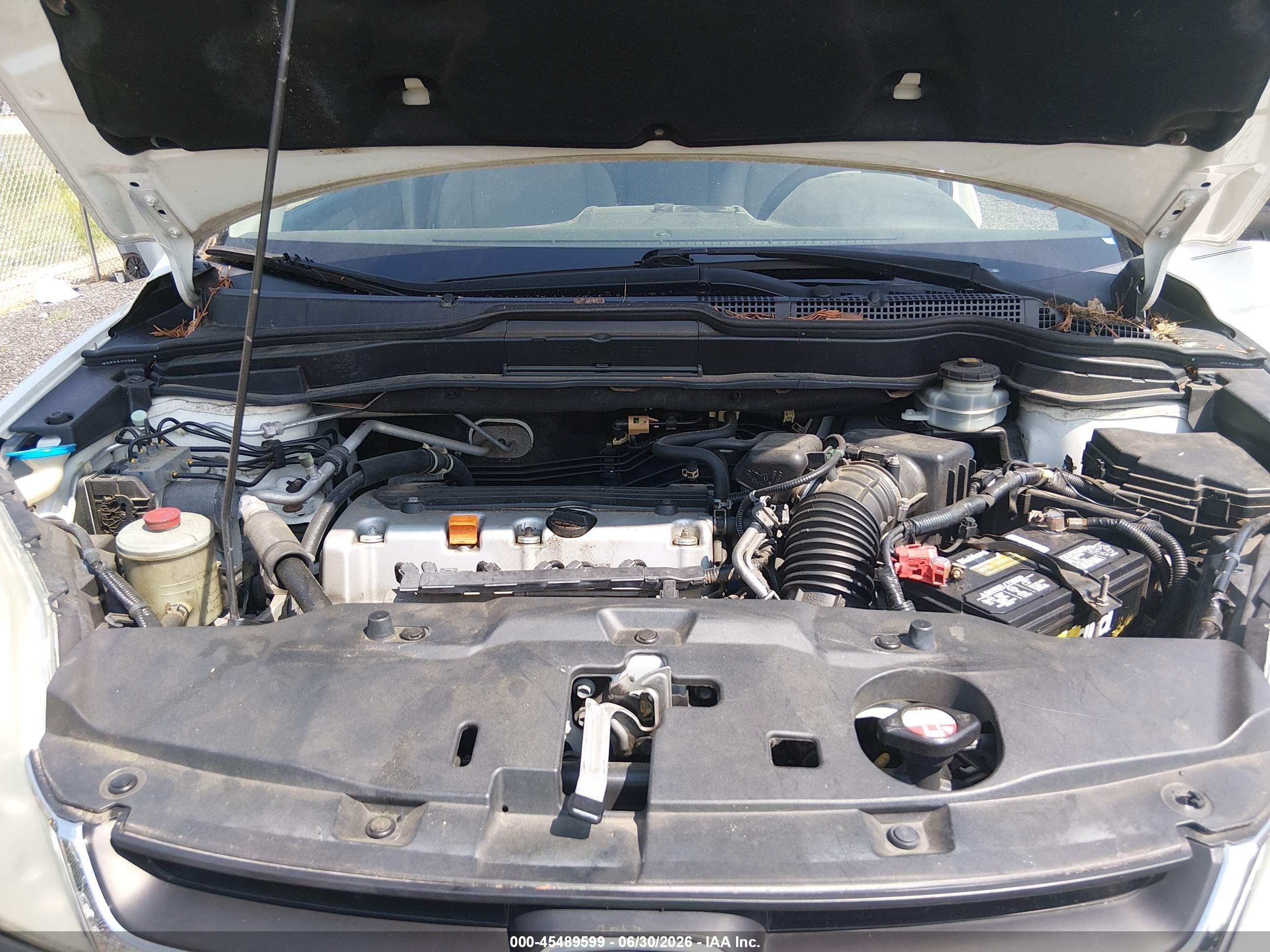 2011 Honda Cr-v Ex White vin: JHLRE3H58BC006918