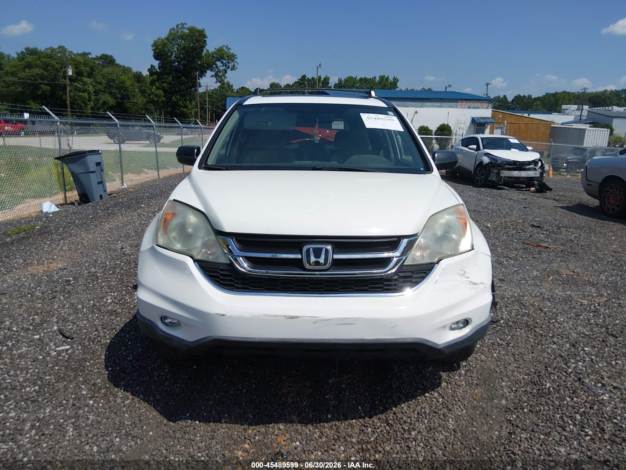 2011 Honda Cr-v Ex White vin: JHLRE3H58BC006918