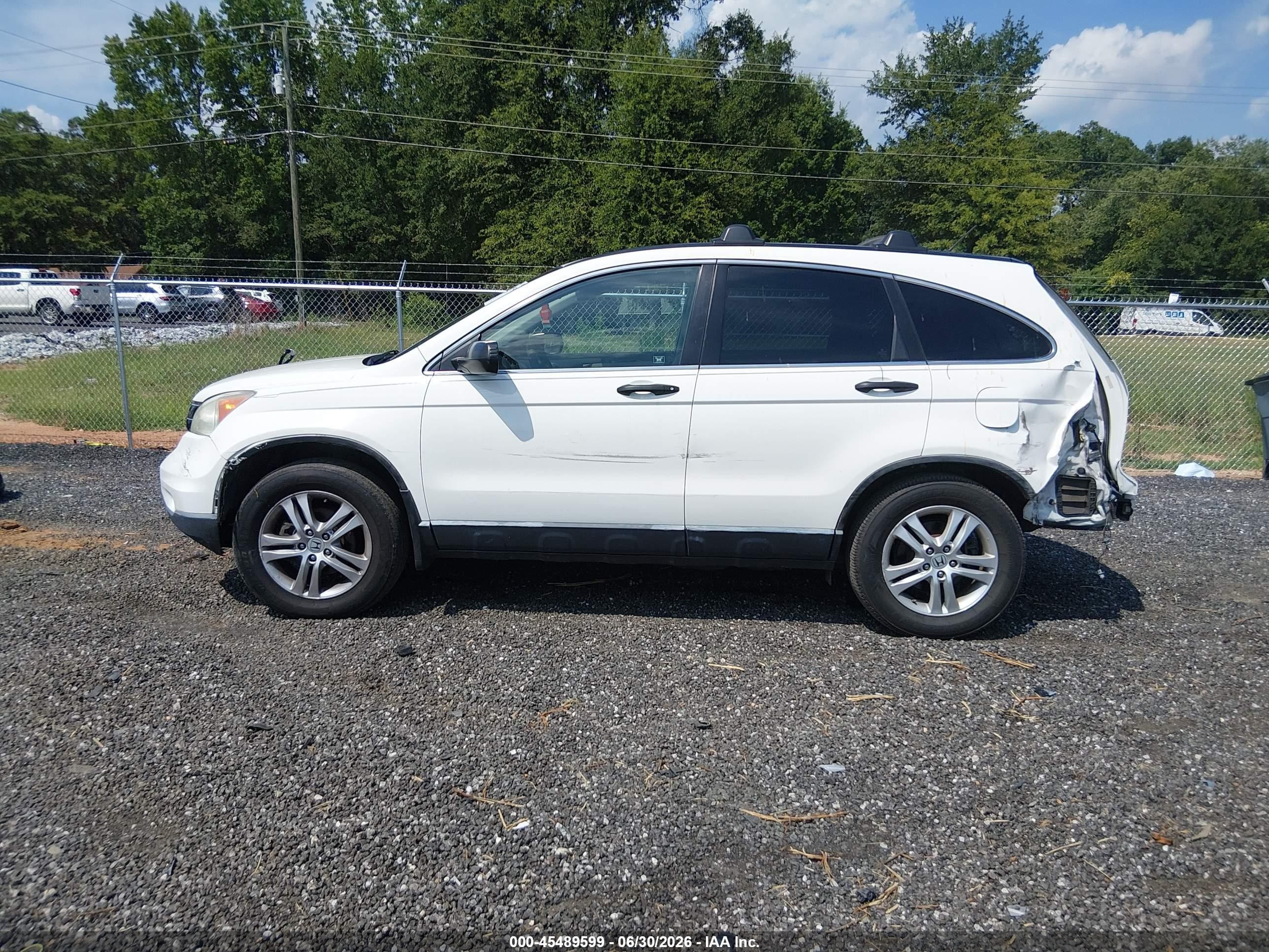 2011 Honda Cr-v Ex White vin: JHLRE3H58BC006918