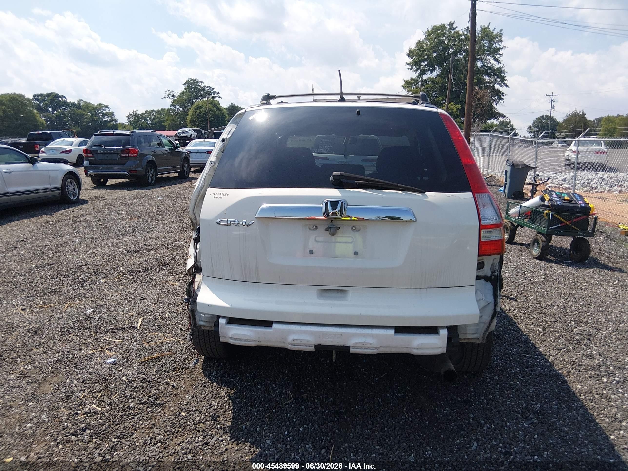 2011 Honda Cr-v Ex White vin: JHLRE3H58BC006918