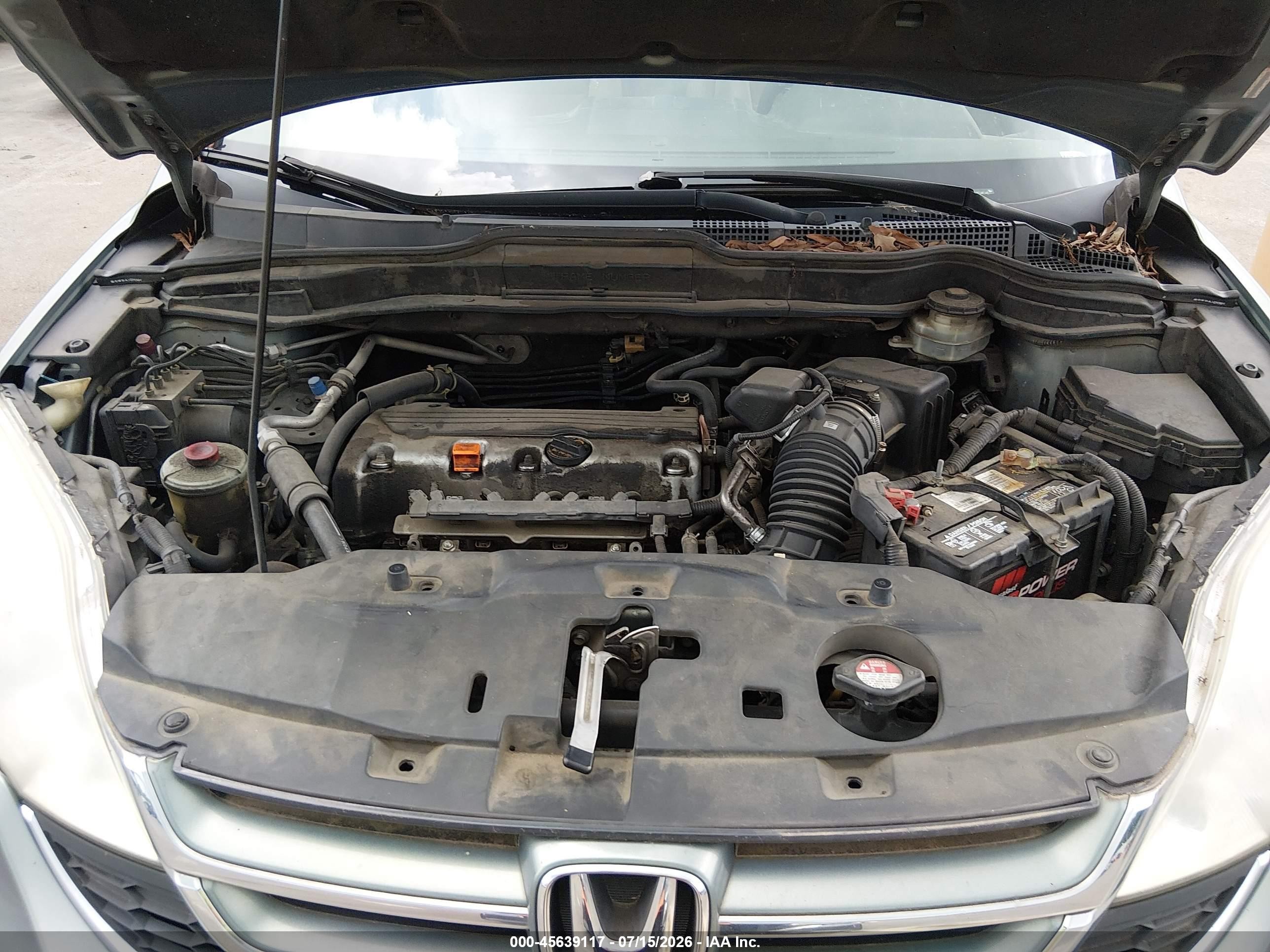 2010 Honda Cr-v Ex Green vin: JHLRE3H59AC011575
