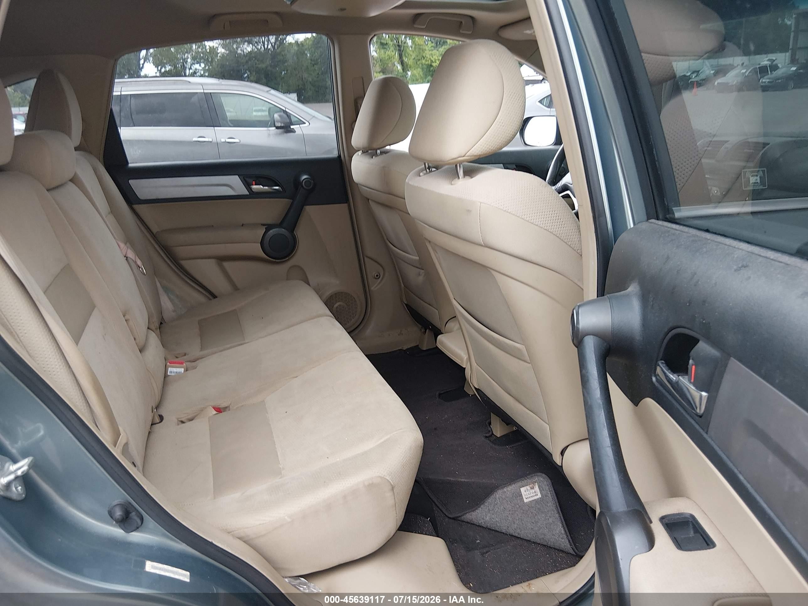 2010 Honda Cr-v Ex Green vin: JHLRE3H59AC011575
