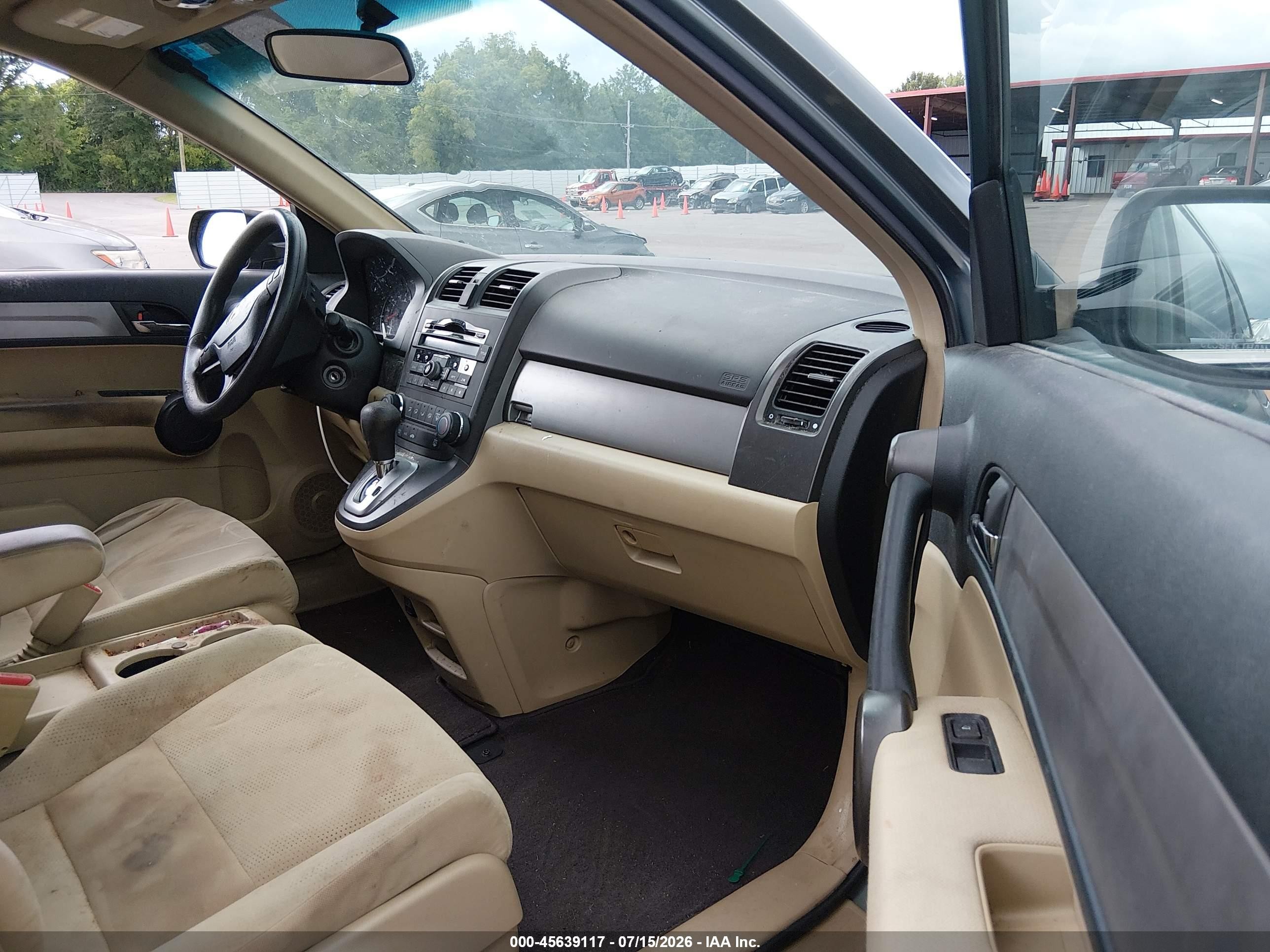 2010 Honda Cr-v Ex Green vin: JHLRE3H59AC011575
