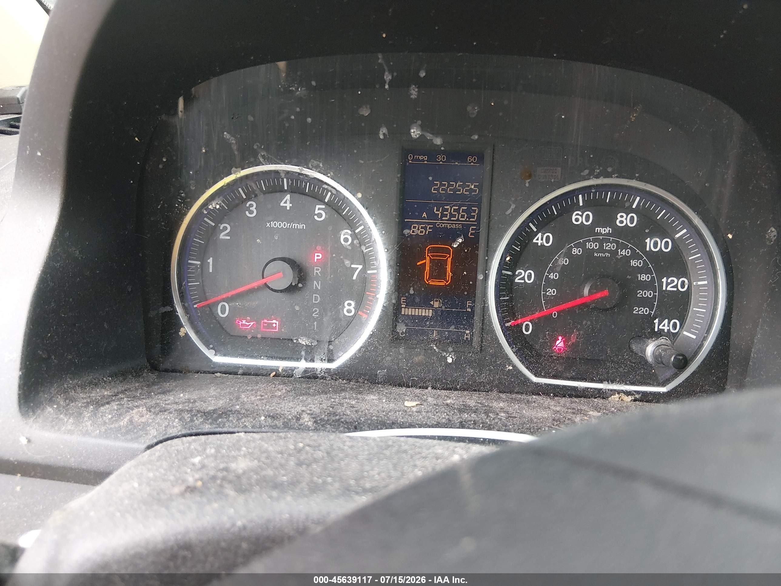 2010 Honda Cr-v Ex Green vin: JHLRE3H59AC011575