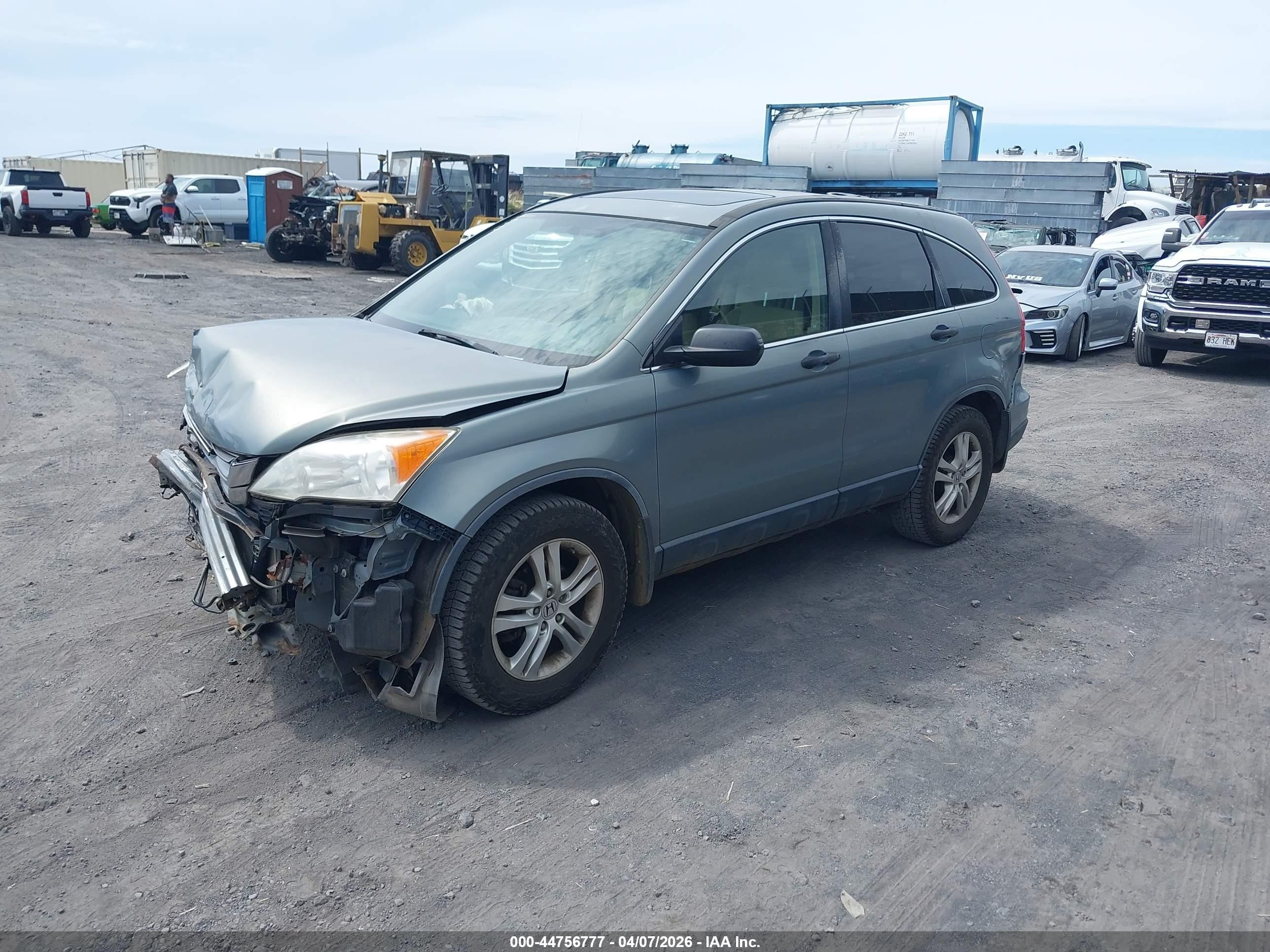 2011 Honda Cr-v Ex Green vin: JHLRE3H59BC001419