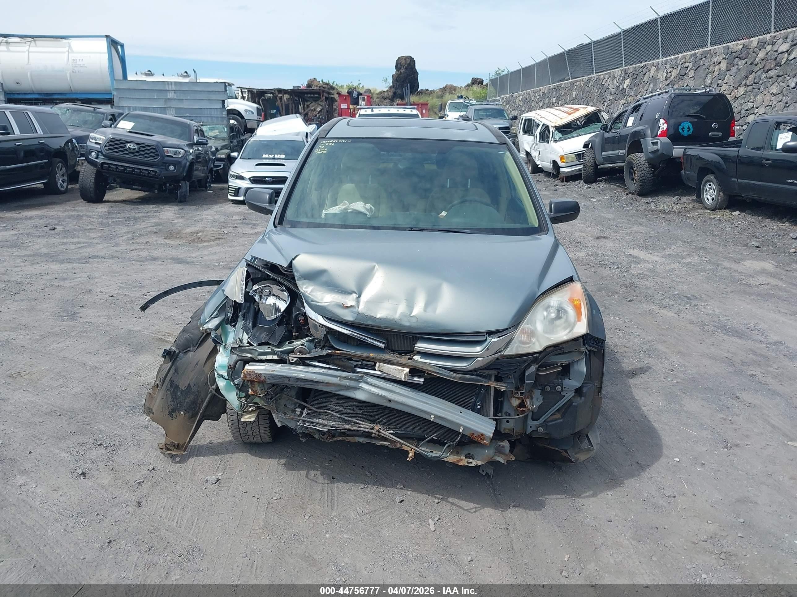 2011 Honda Cr-v Ex Green vin: JHLRE3H59BC001419