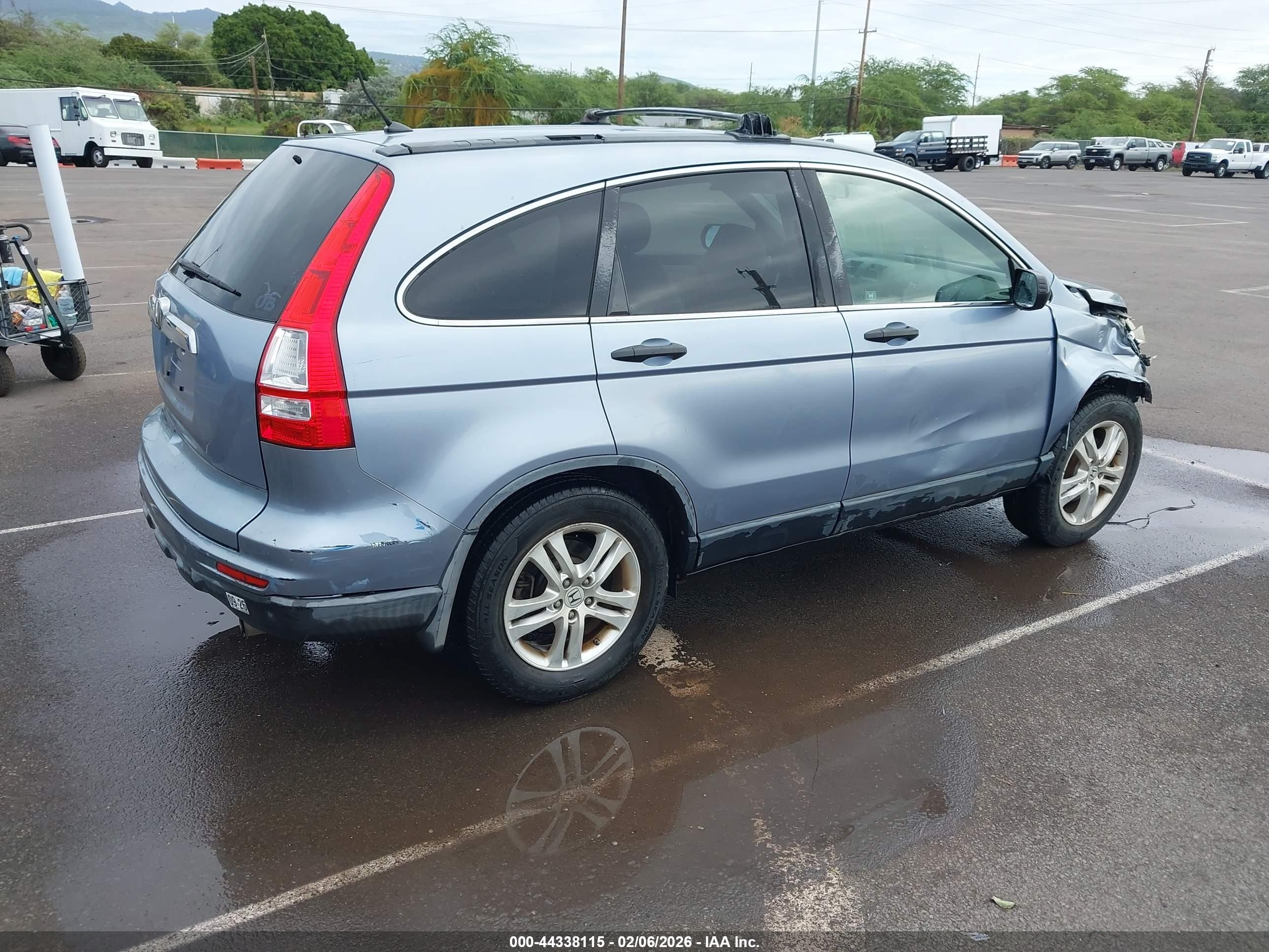 2011 Honda Cr-v Ex Синий vin: JHLRE3H59BC008208