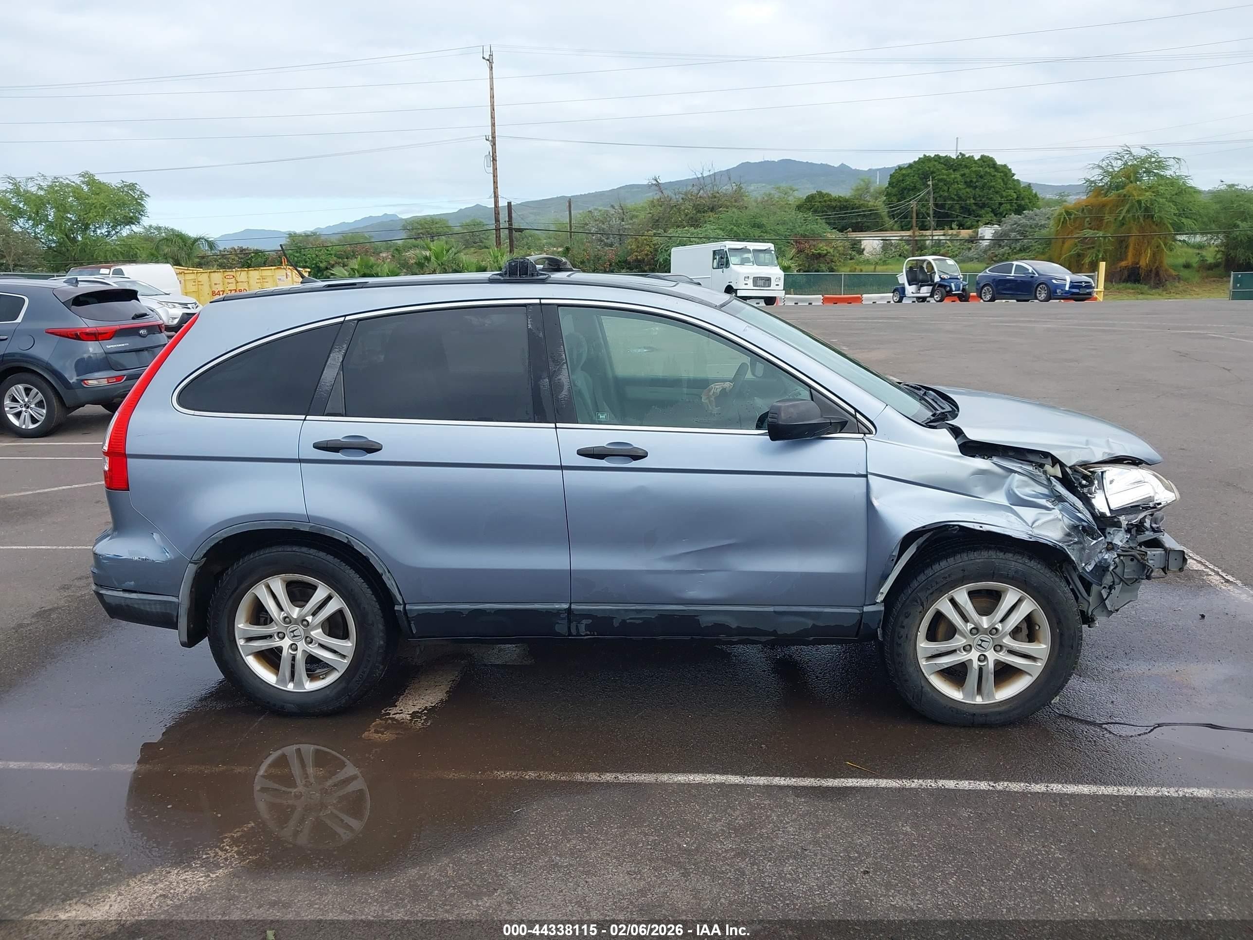 2011 Honda Cr-v Ex Синий vin: JHLRE3H59BC008208