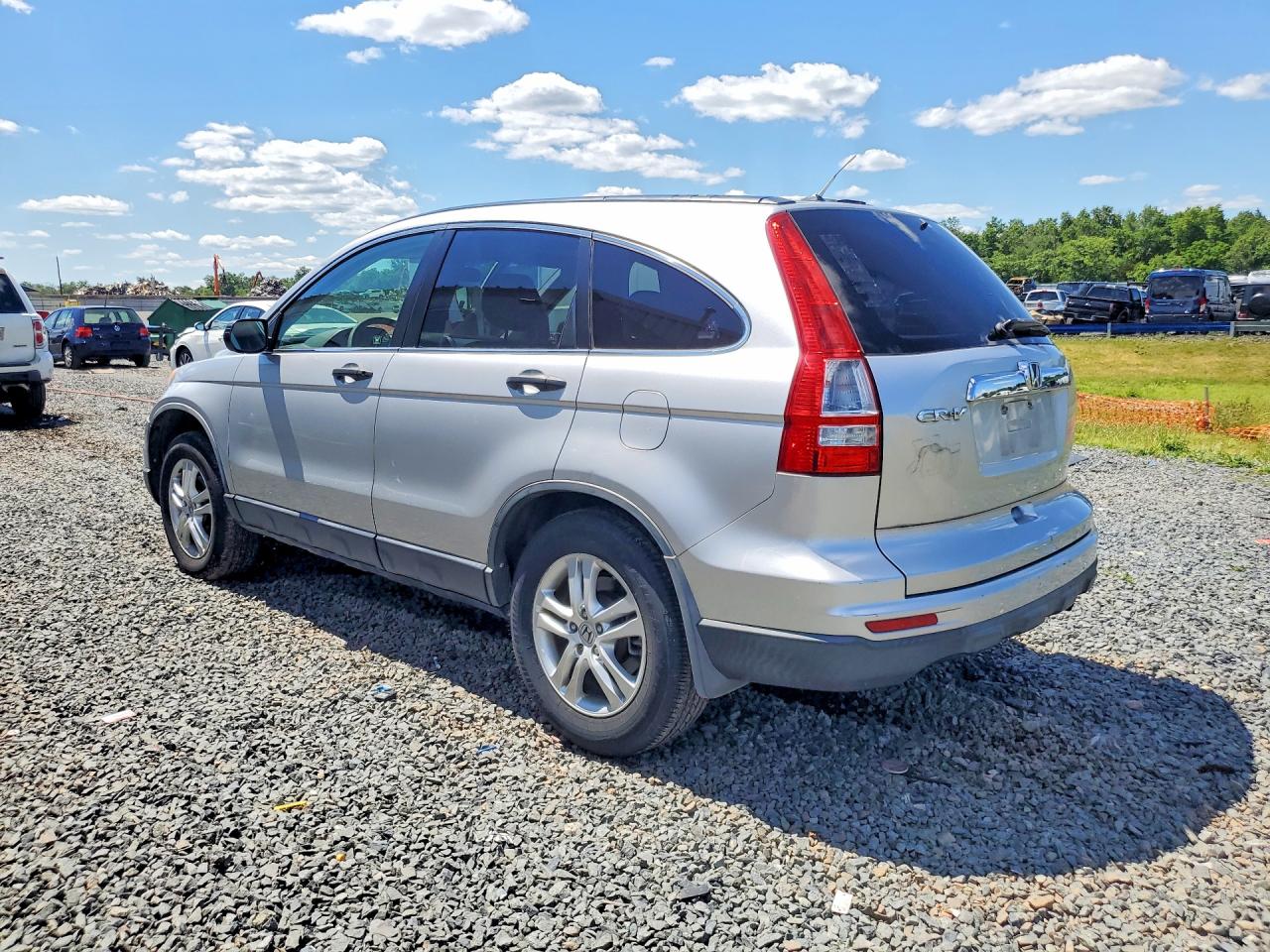 2010 Honda Cr-v Ex Silver vin: JHLRE3H5XAC009057