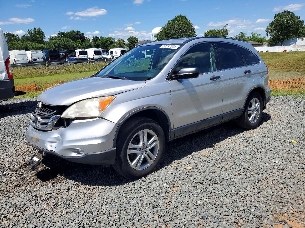 2010 Honda Cr-v Ex Silver vin: JHLRE3H5XAC009057