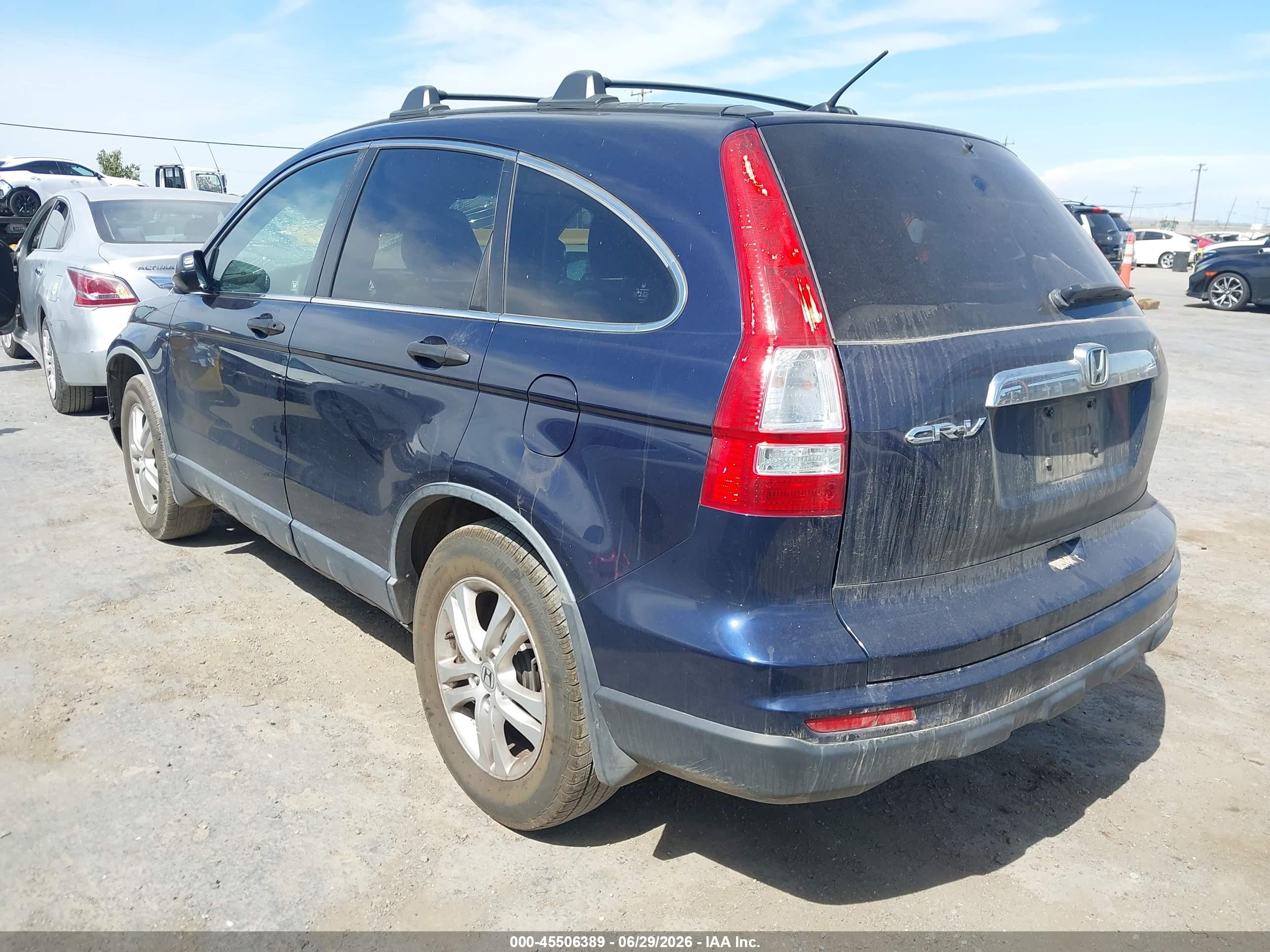2011 Honda Cr-v Ex Dark Blue vin: JHLRE3H5XBC005107
