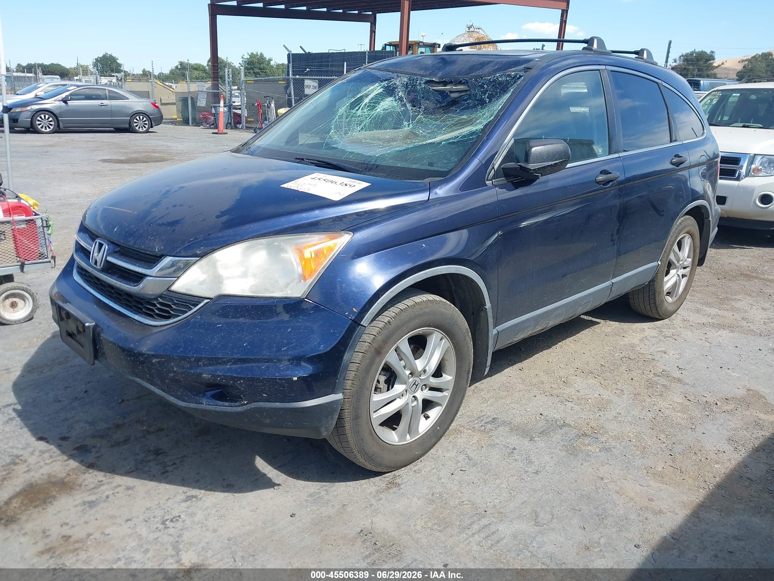 2011 Honda Cr-v Ex Dark Blue vin: JHLRE3H5XBC005107