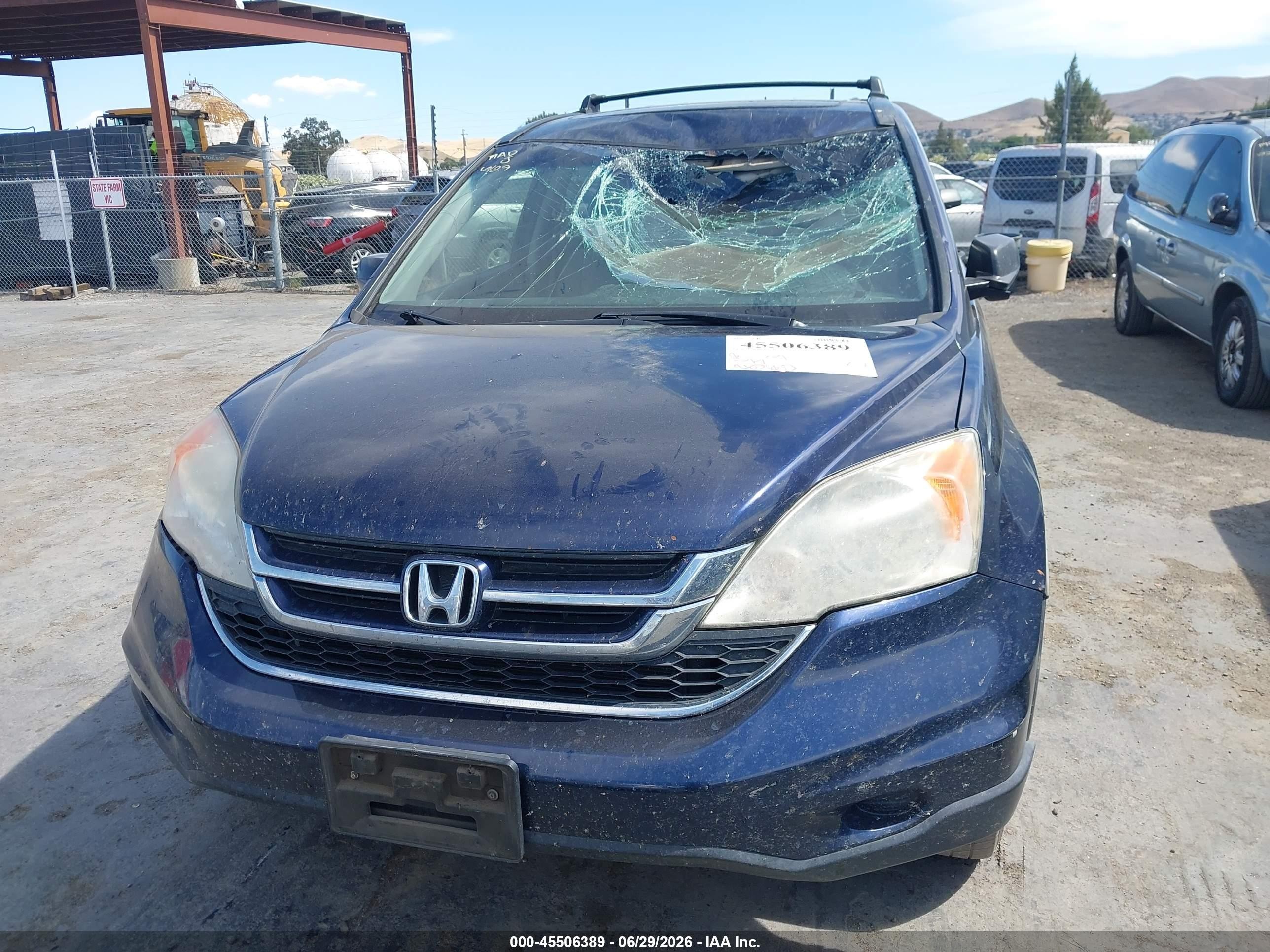 2011 Honda Cr-v Ex Dark Blue vin: JHLRE3H5XBC005107