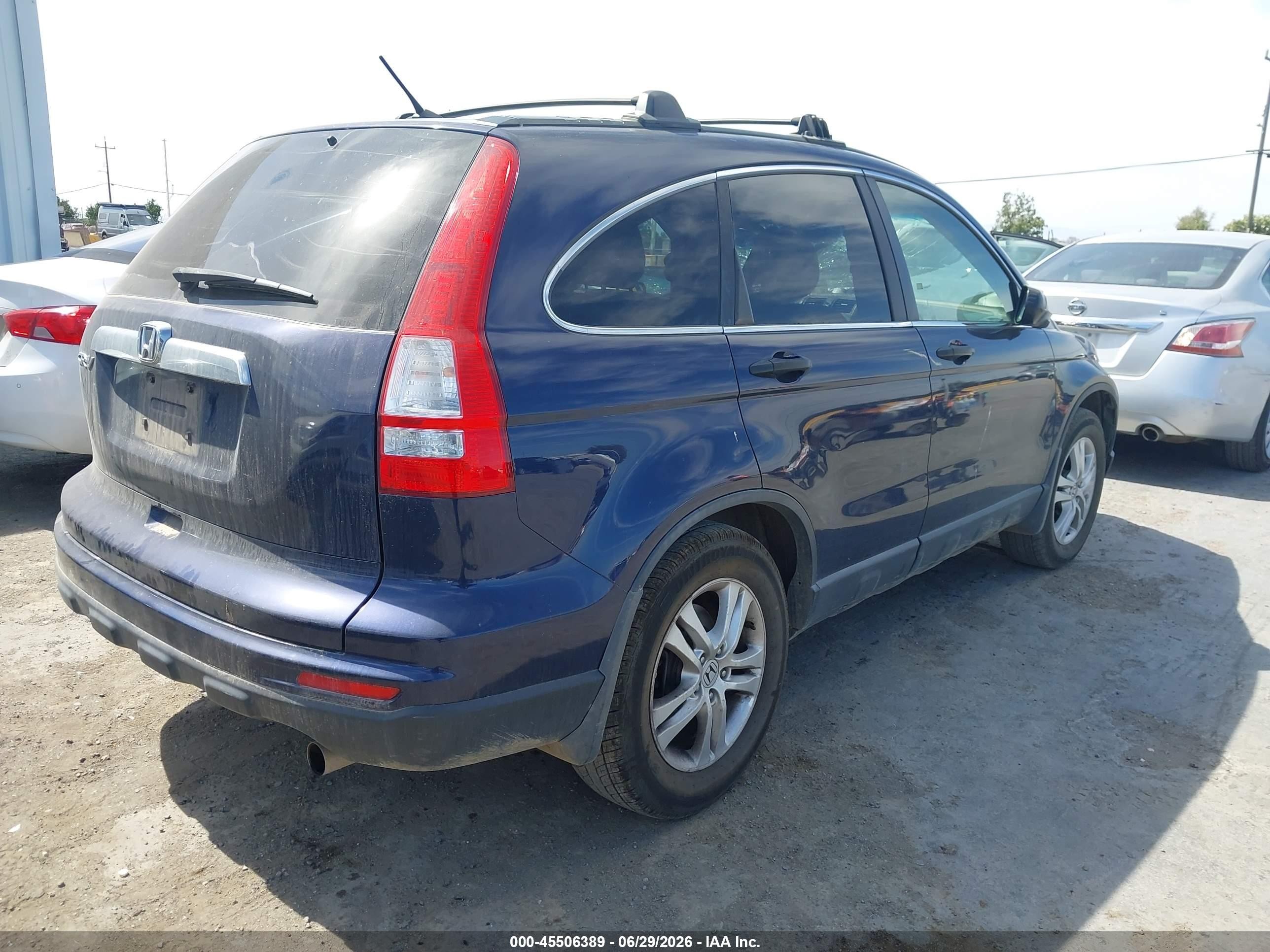 2011 Honda Cr-v Ex Dark Blue vin: JHLRE3H5XBC005107