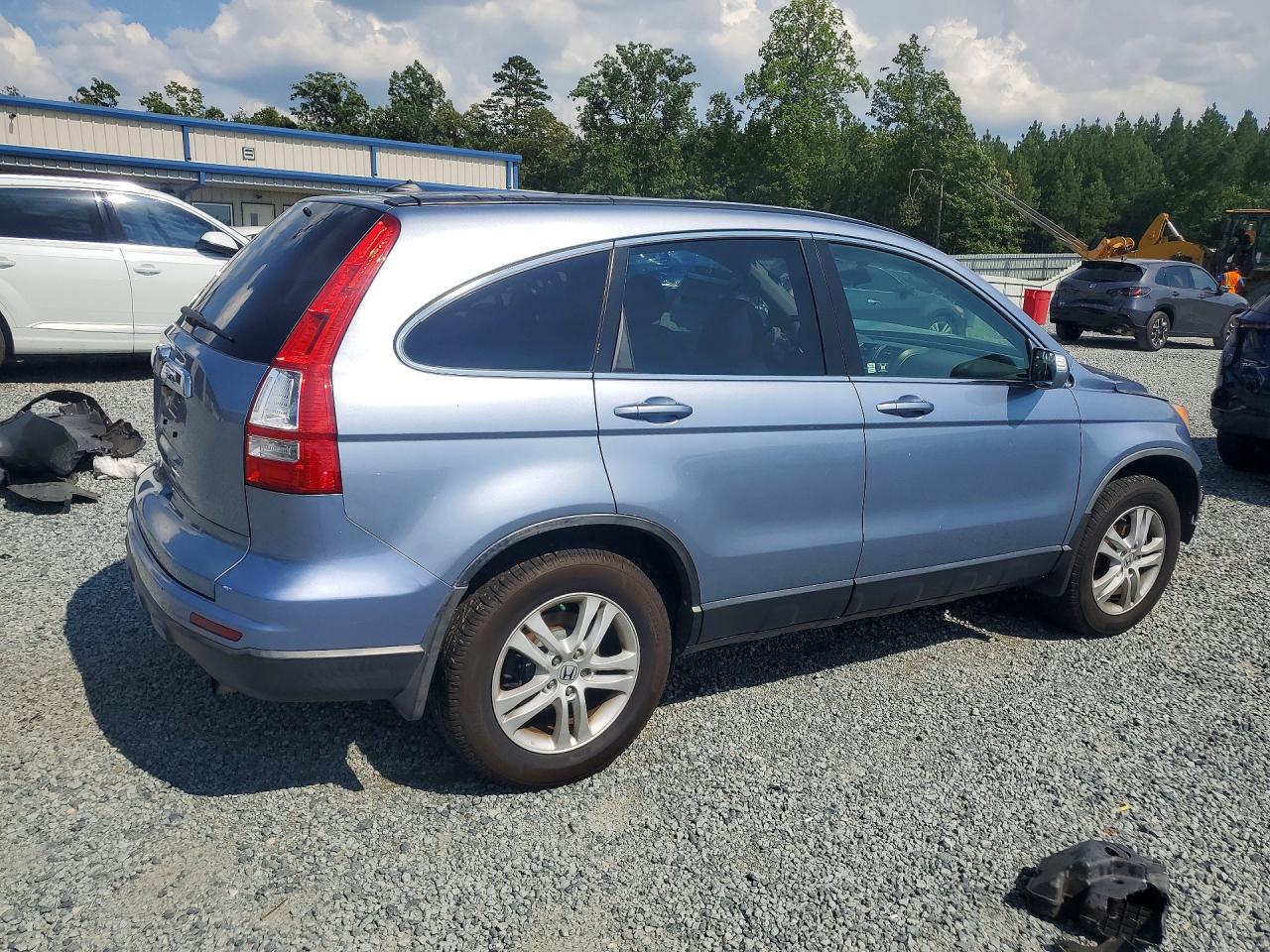 2010 Honda Cr-v Exl Silver vin: JHLRE3H70AC007299