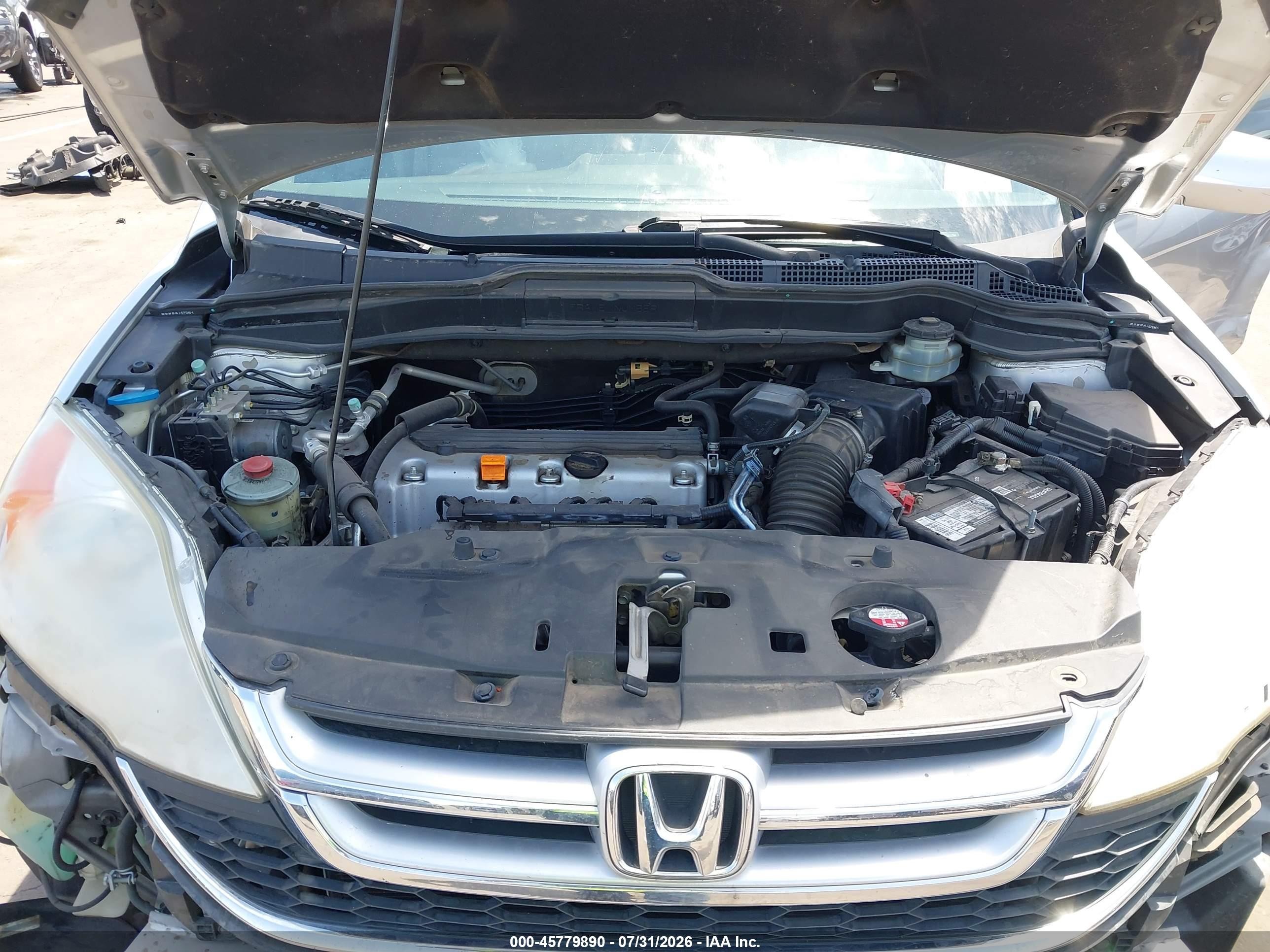 2010 Honda Cr-v Ex-l Серебряный vin: JHLRE3H70AC007562