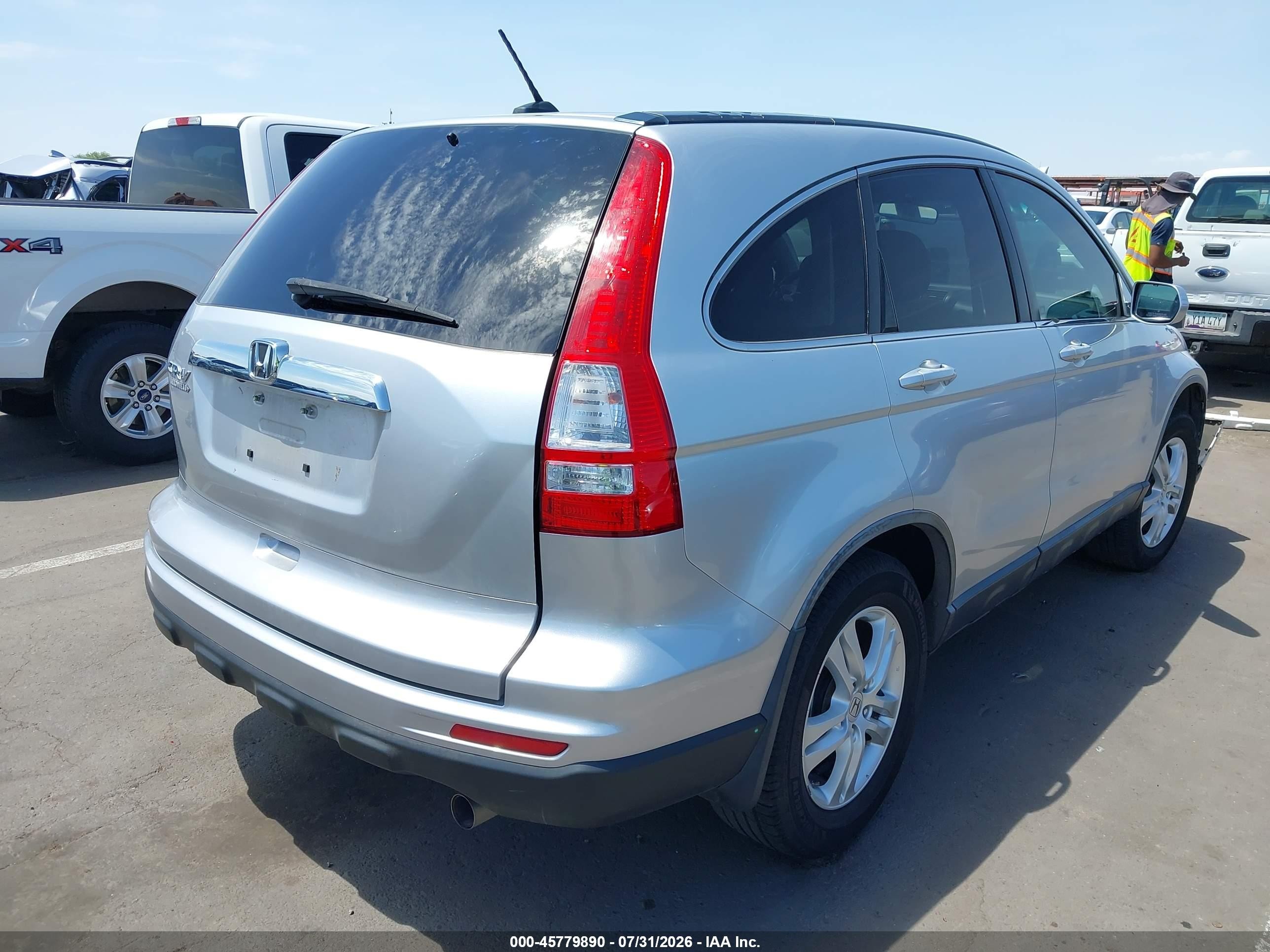 2010 Honda Cr-v Ex-l Серебряный vin: JHLRE3H70AC007562