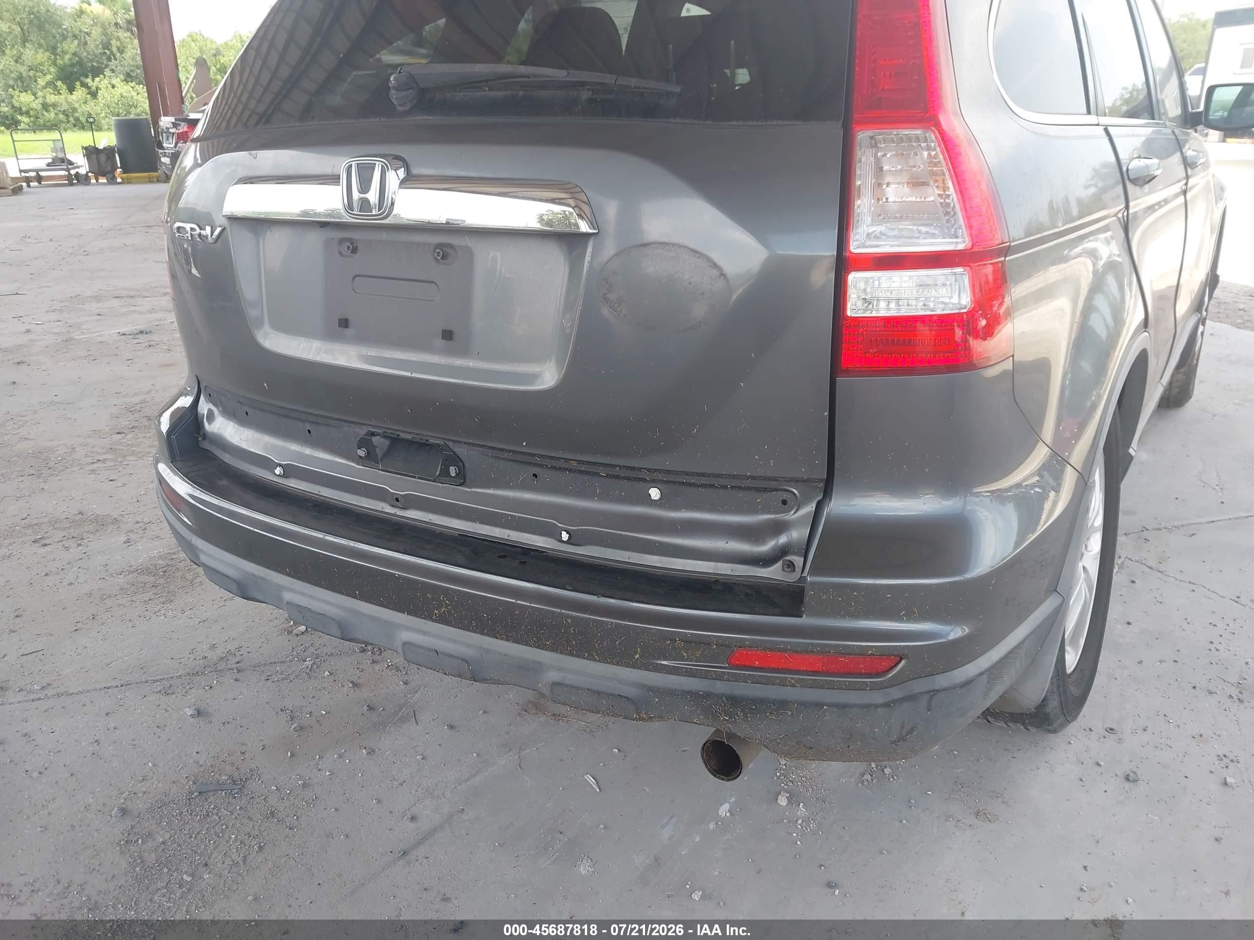 2010 Honda Cr-v Ex-l Серый vin: JHLRE3H70AC008162