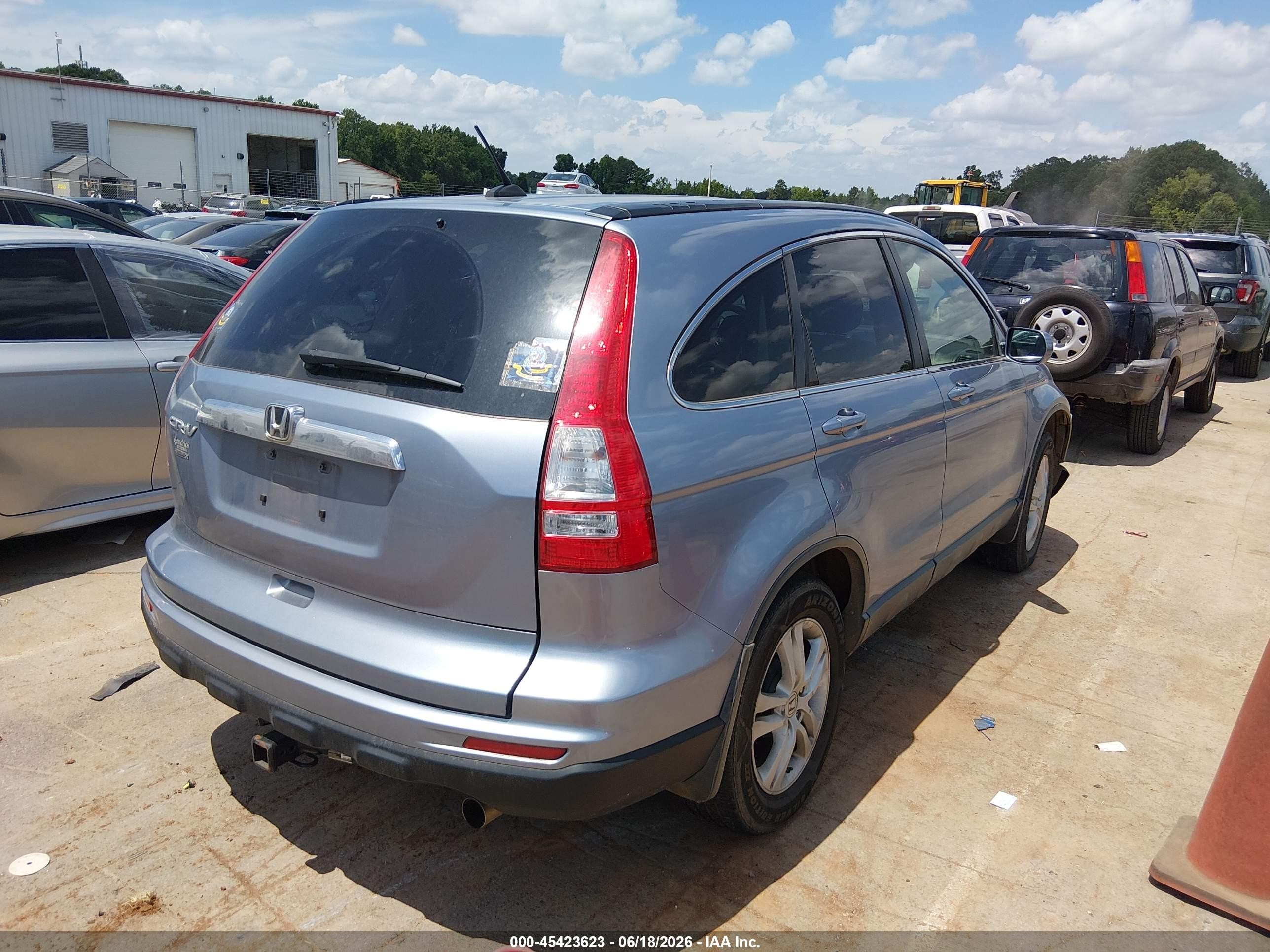 2011 Honda Cr-v Ex-l Light Blue vin: JHLRE3H70BC002072