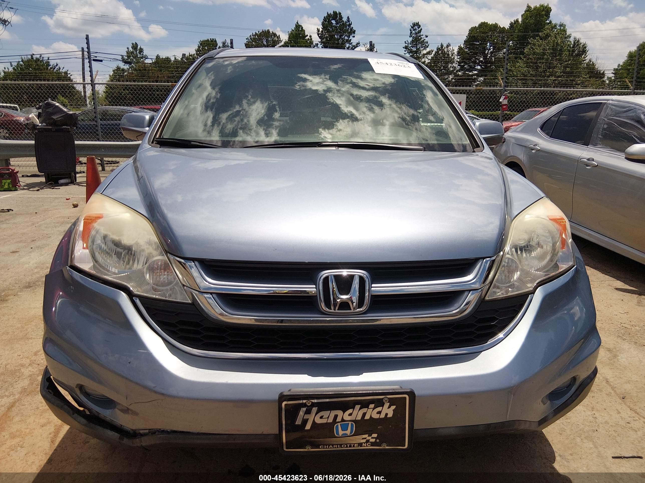 2011 Honda Cr-v Ex-l Light Blue vin: JHLRE3H70BC002072
