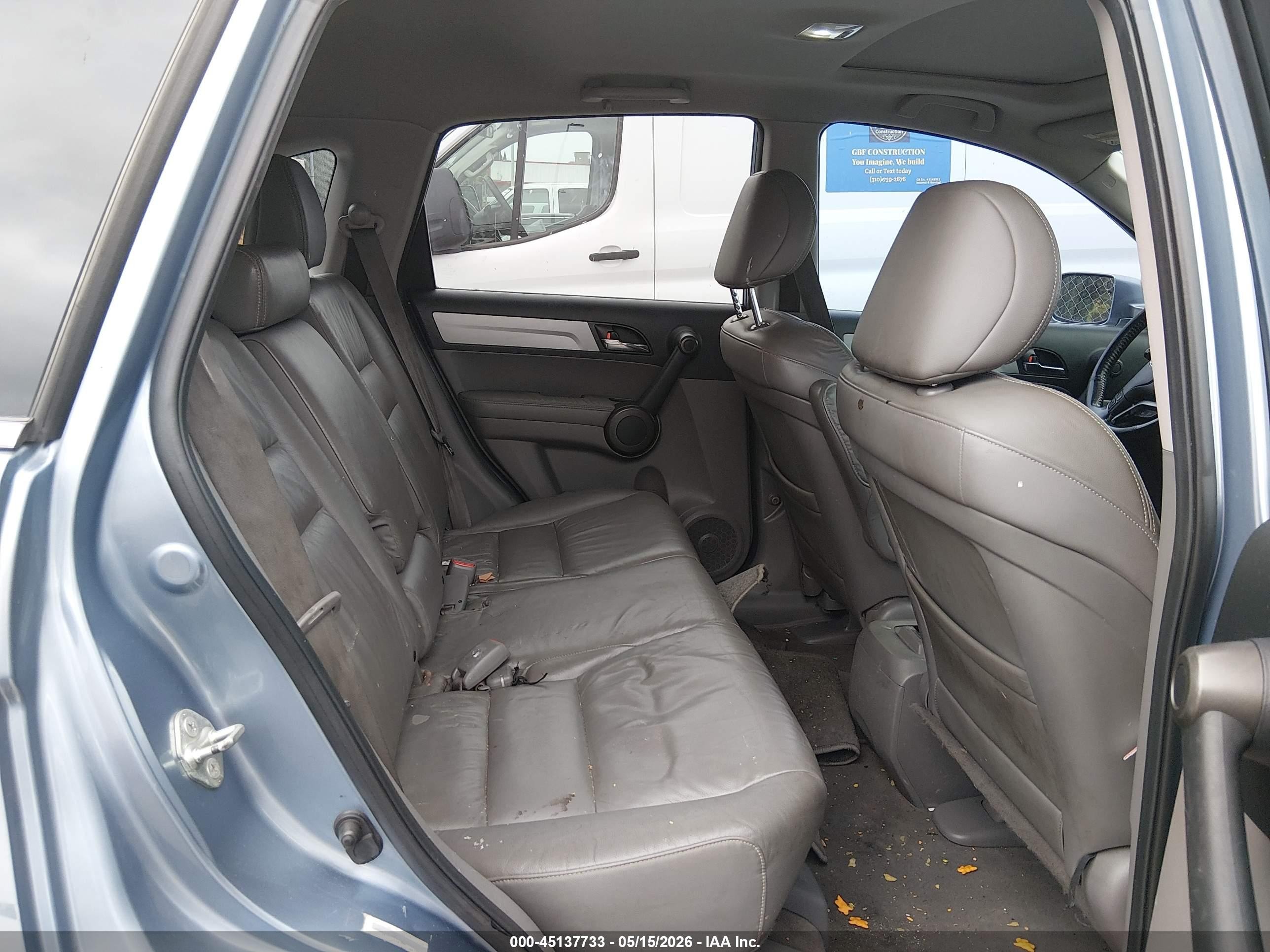 2011 Honda Cr-v Ex-l Blue vin: JHLRE3H70BC006381