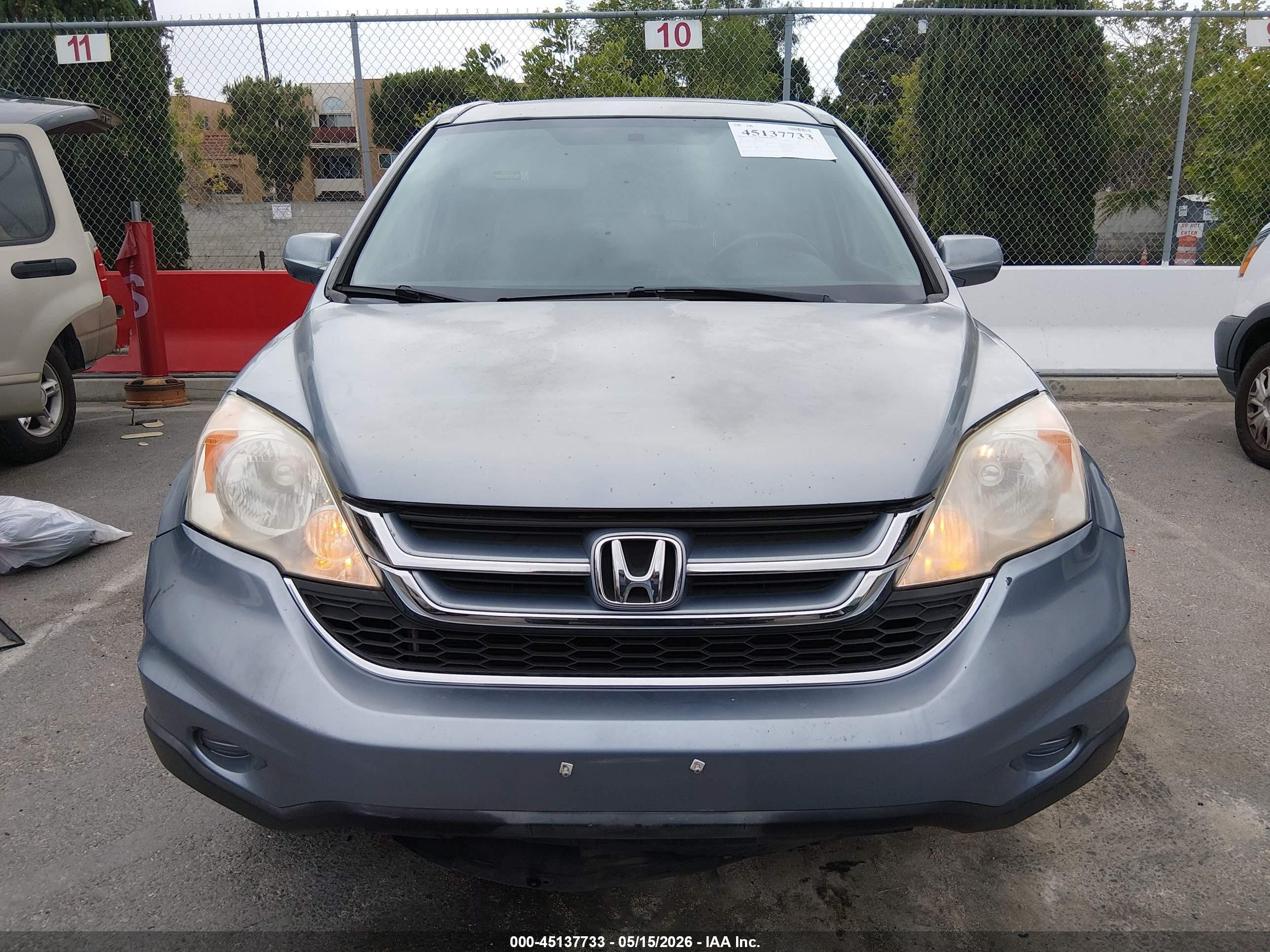 2011 Honda Cr-v Ex-l Blue vin: JHLRE3H70BC006381