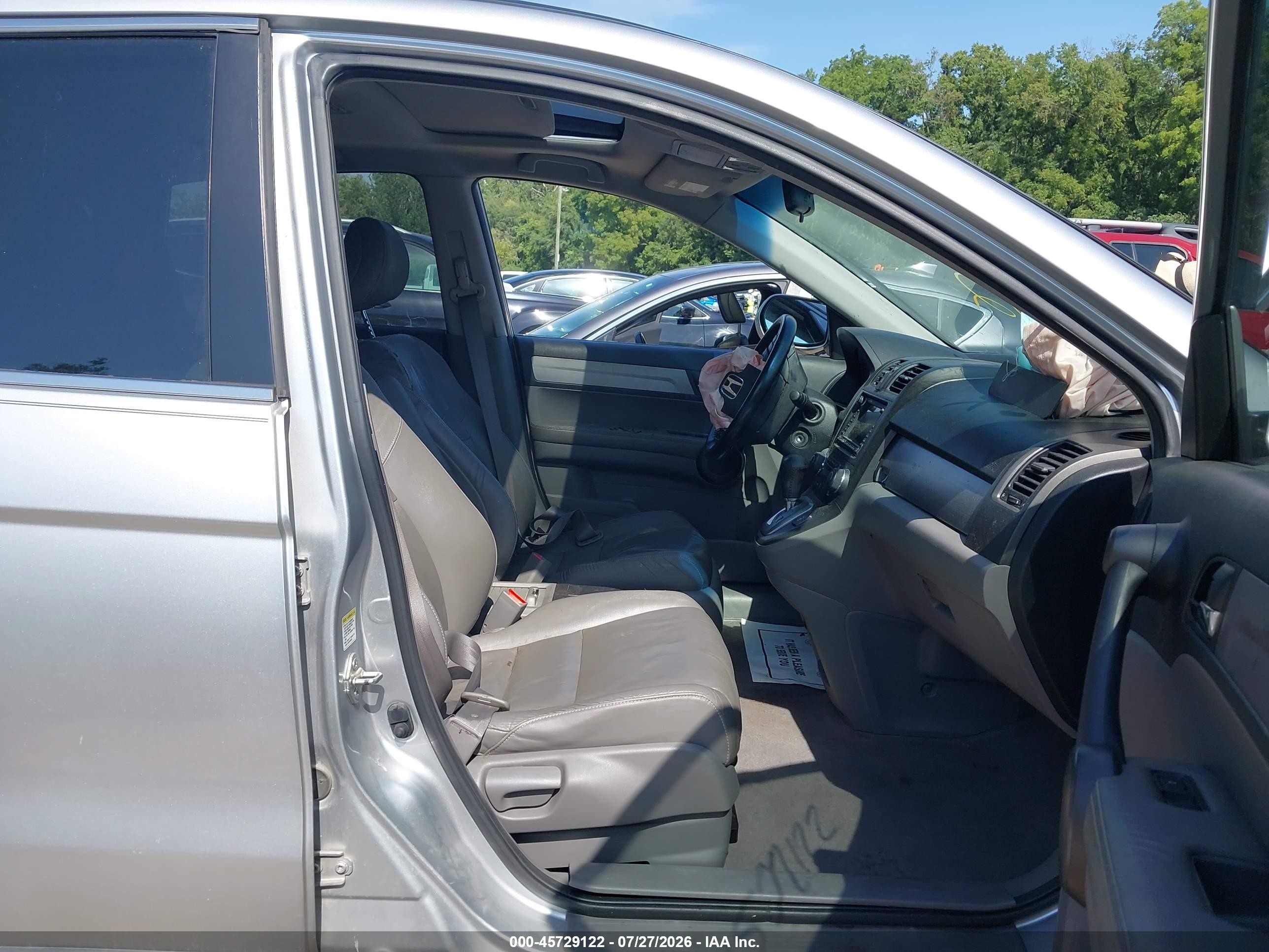 2010 Honda Cr-v Ex-l Silver vin: JHLRE3H71AC003536