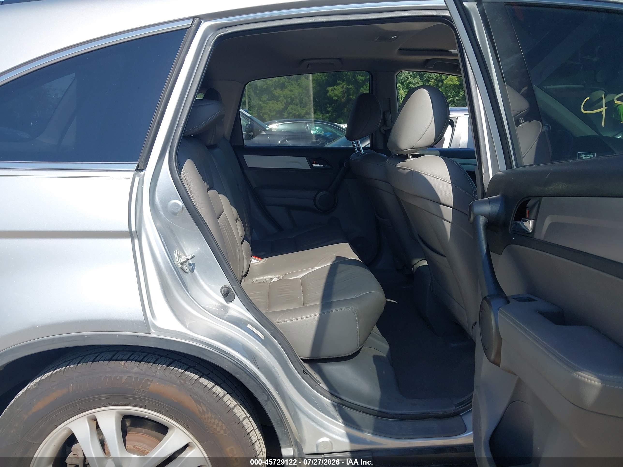 2010 Honda Cr-v Ex-l Silver vin: JHLRE3H71AC003536