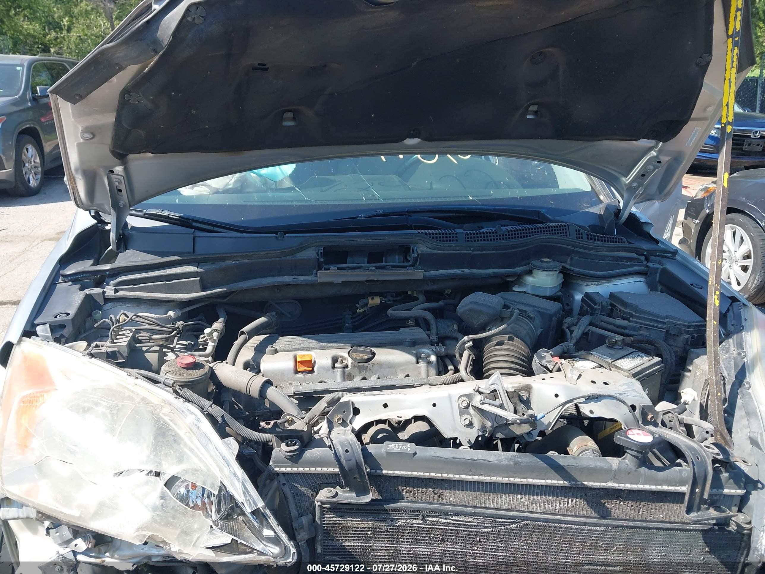 2010 Honda Cr-v Ex-l Silver vin: JHLRE3H71AC003536