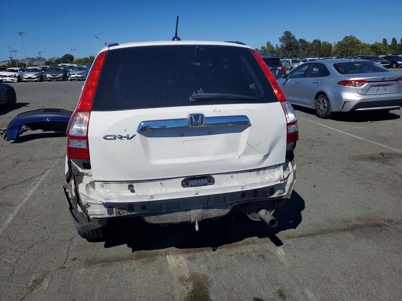 2010 Honda Cr-v Exl White vin: JHLRE3H71AC004511