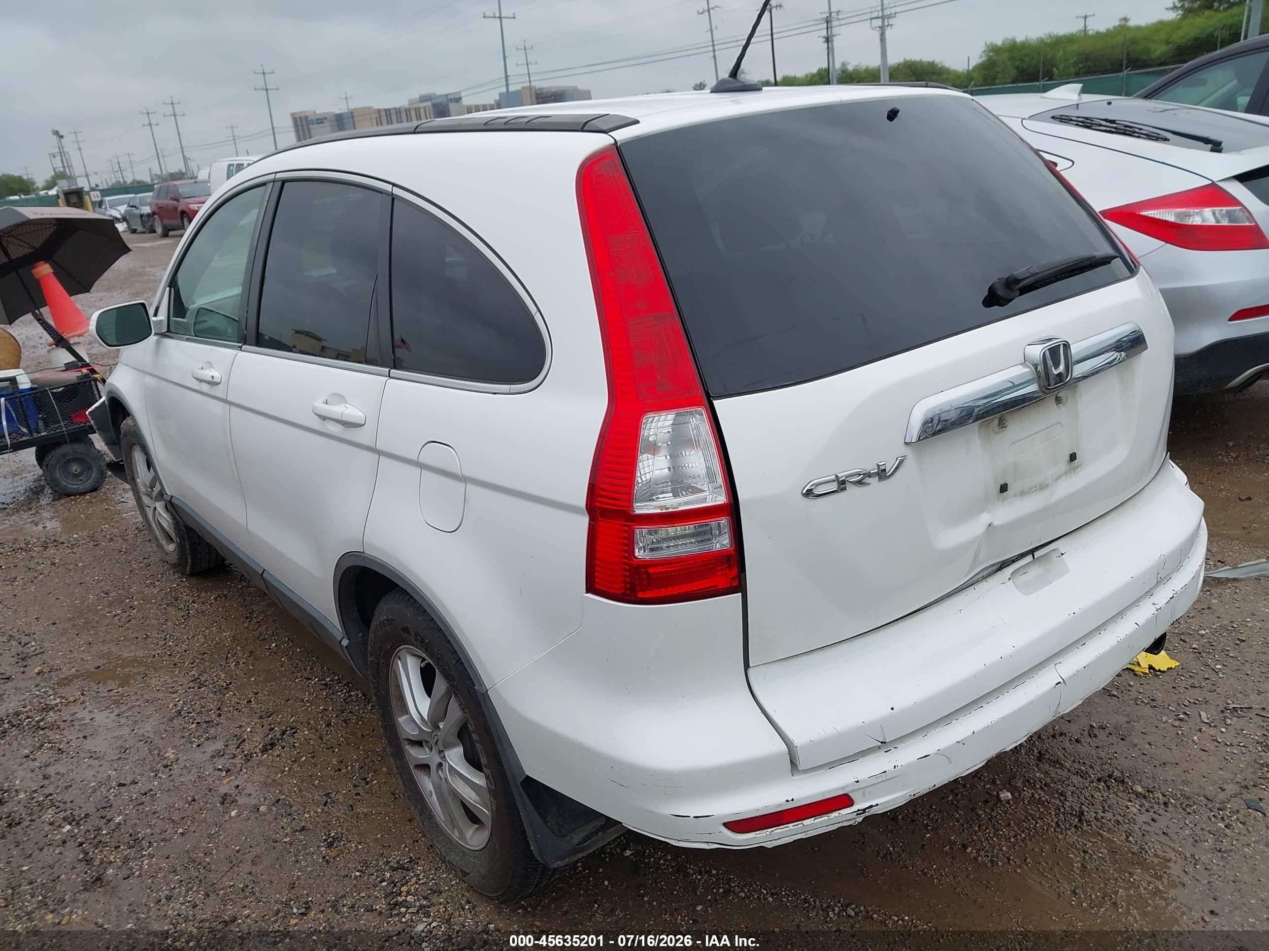 2010 Honda Cr-v Ex-l Белый vin: JHLRE3H71AC009529