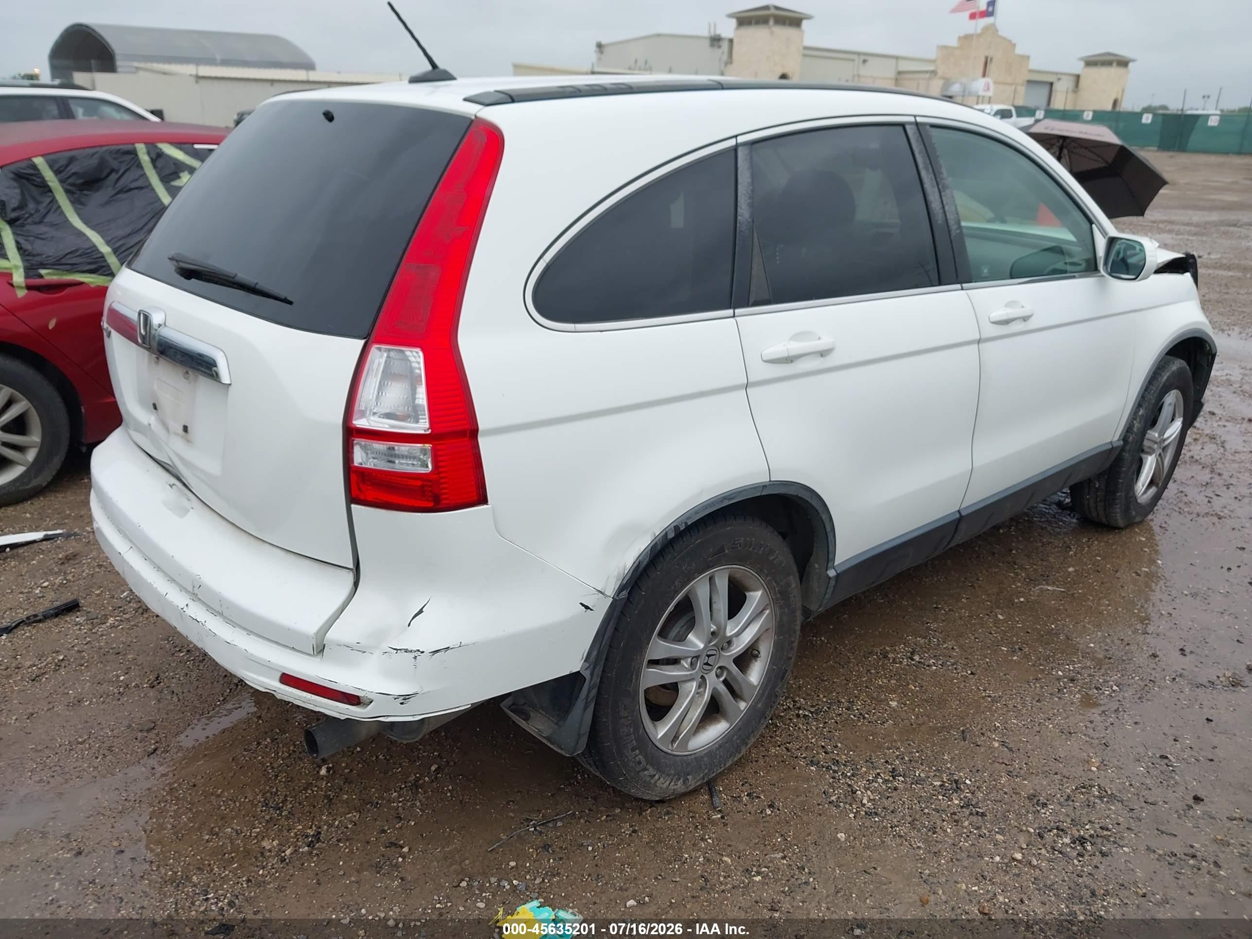 2010 Honda Cr-v Ex-l Белый vin: JHLRE3H71AC009529