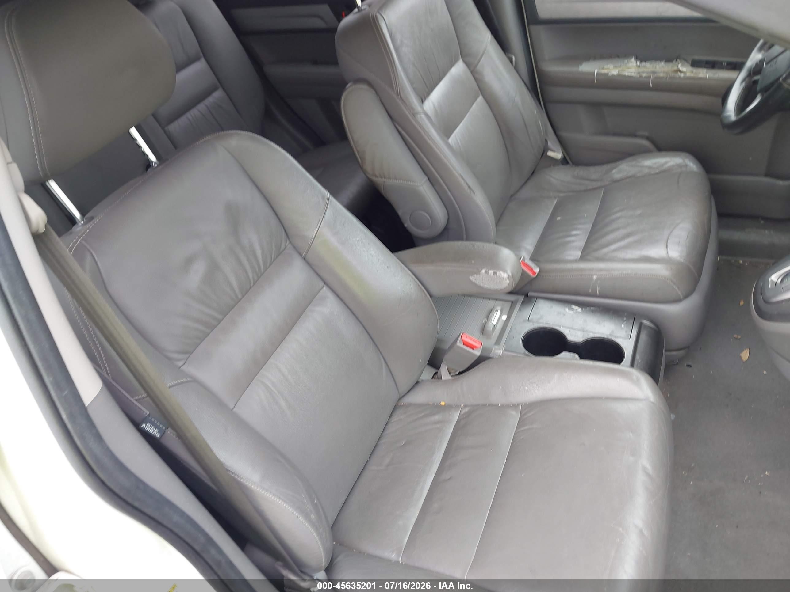 2010 Honda Cr-v Ex-l Белый vin: JHLRE3H71AC009529